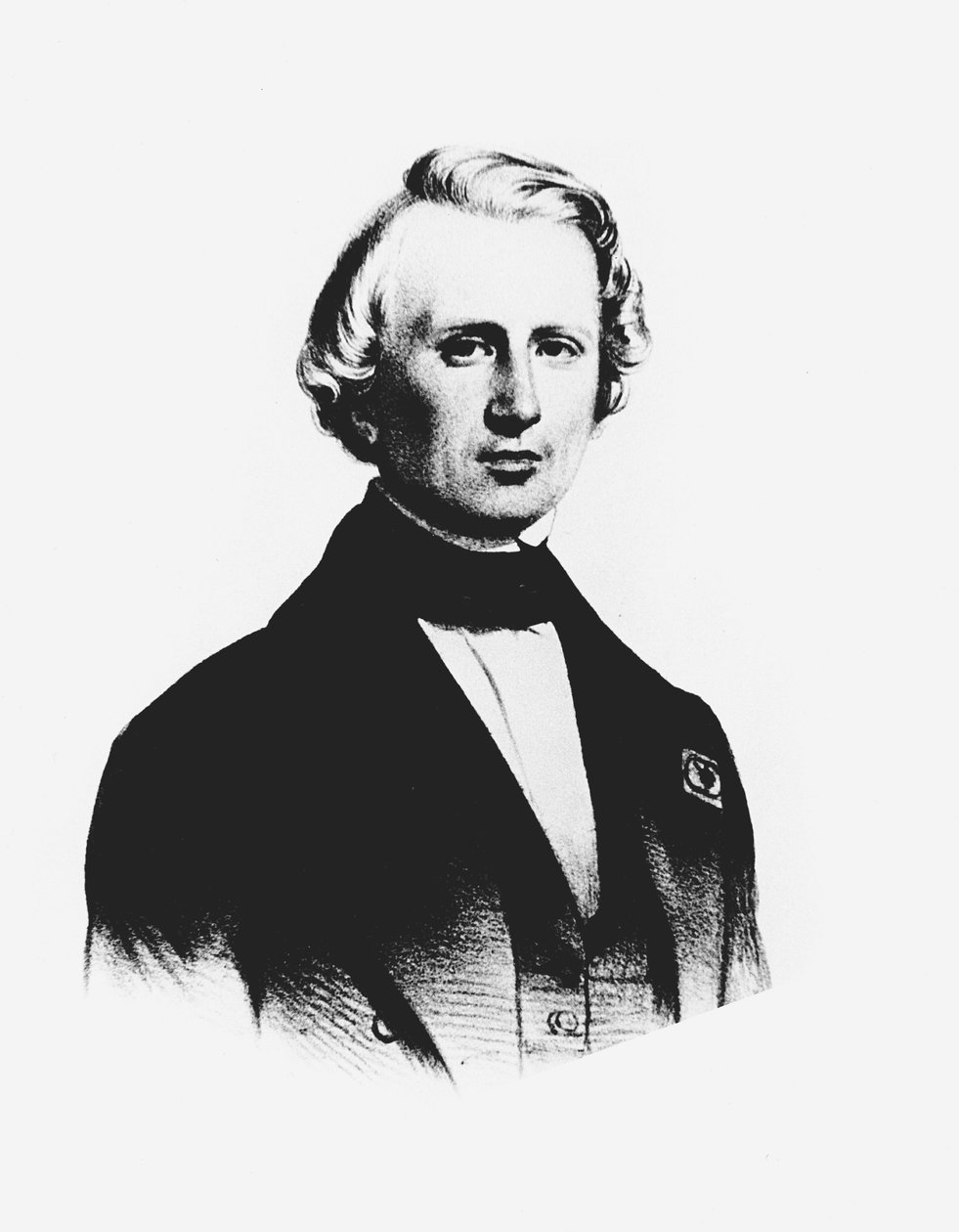 UJJ Leverrier, ranskalainen tähtitieteilijä, joka laski planeetan Neptunuksen sijainnin vuonna 1846 c1850 tekijältä Unbekannt