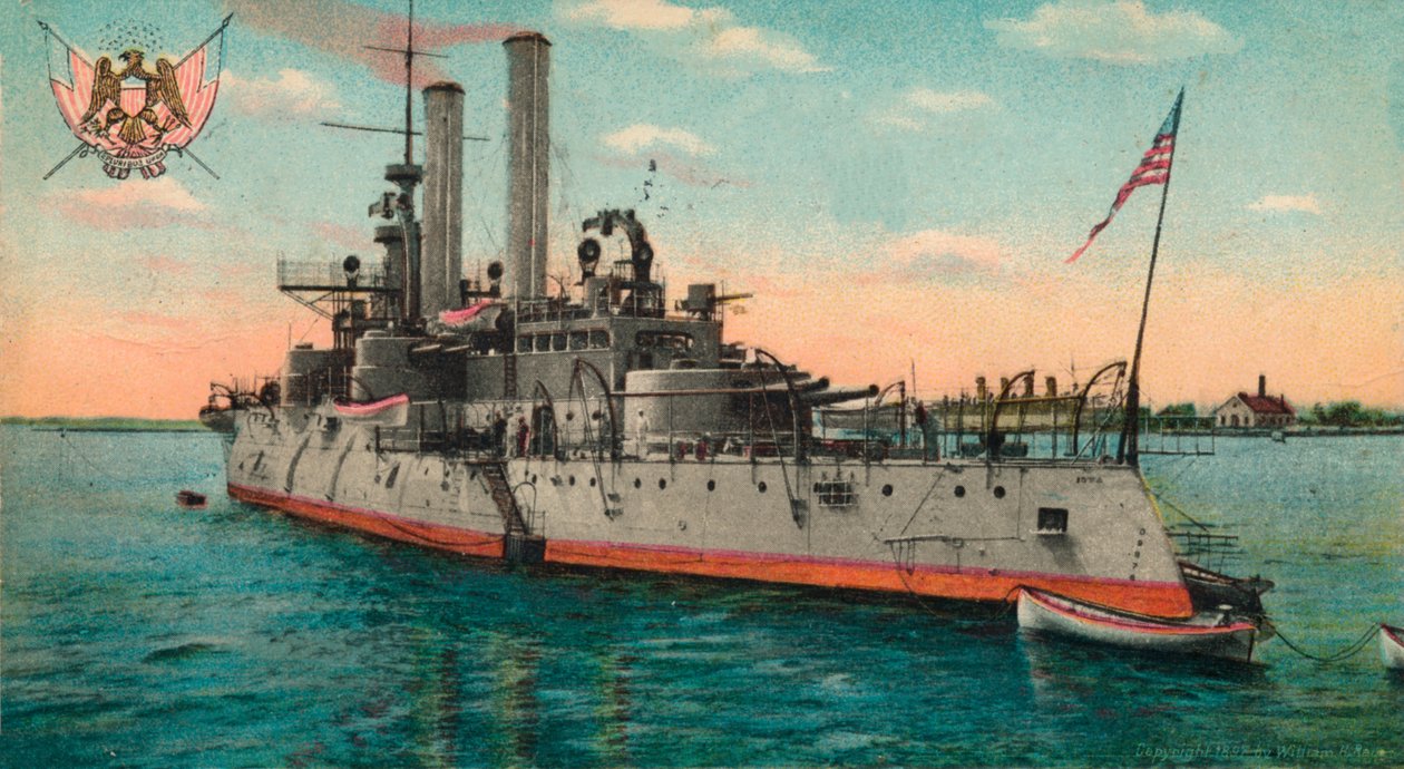 Yhdysvaltain taistelulaiva Iowa, 1908 tekijältä Unbekannt