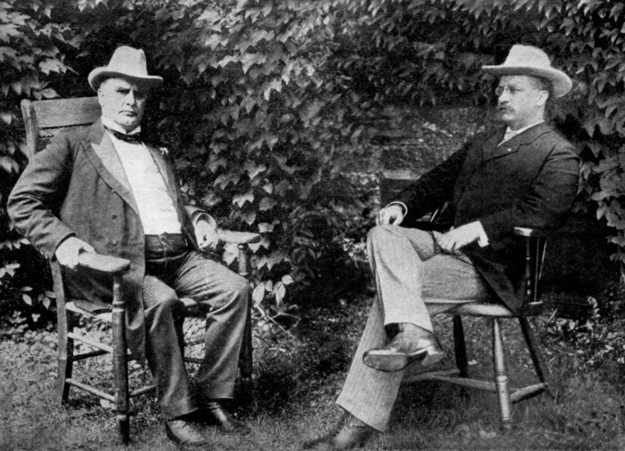 Yhdysvaltain presidentti William McKinley ja varapresidentti Theodore Roosevelt, 1899 1951 tekijältä Unbekannt