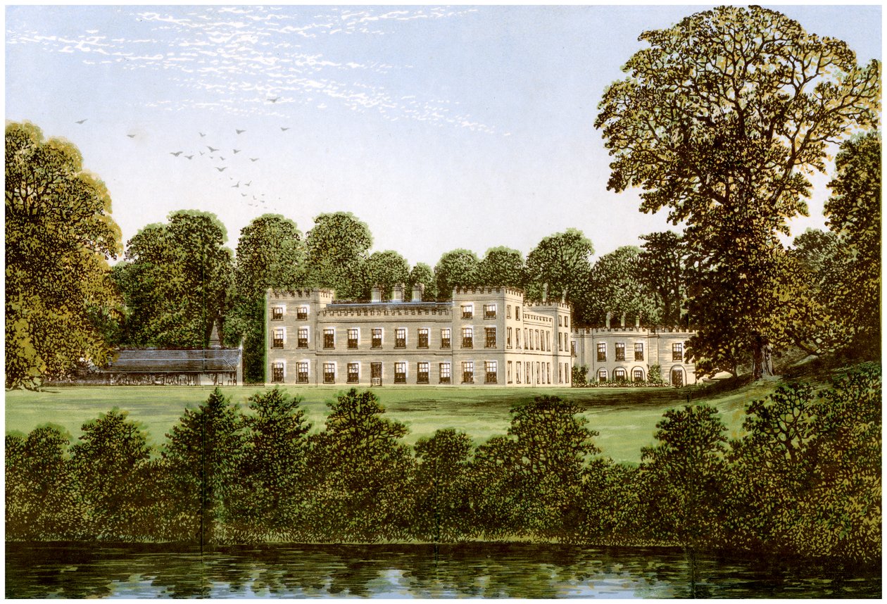 Ugbrooke, Devon, Lord Cliffordin koti, vuodelta 1880 tekijältä Unbekannt