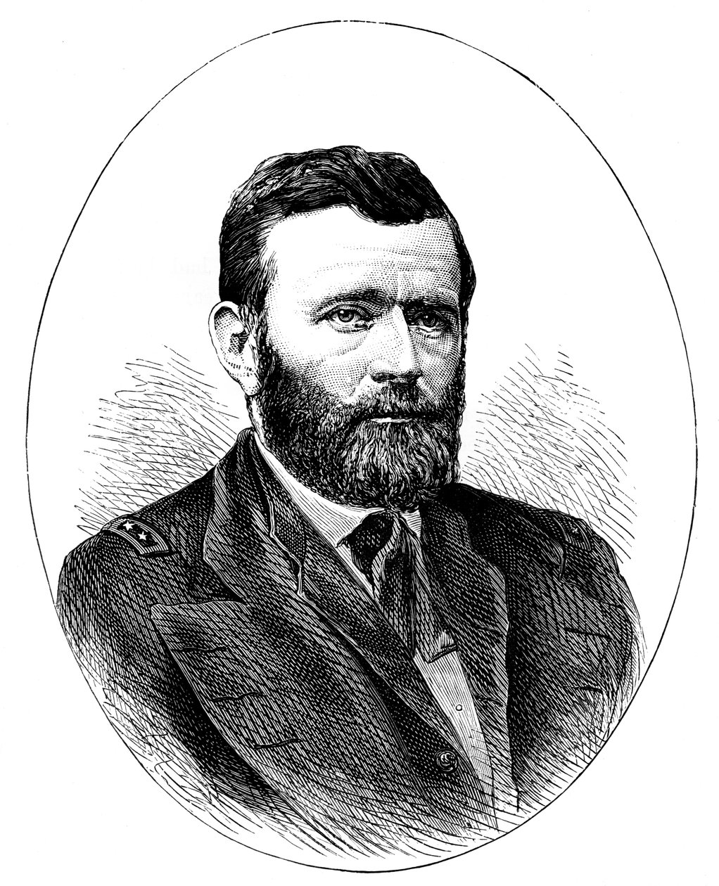 Ulysses S Grant, amerikkalainen kenraali ja Yhdysvaltain 18. presidentti, 1888 tekijältä Unbekannt