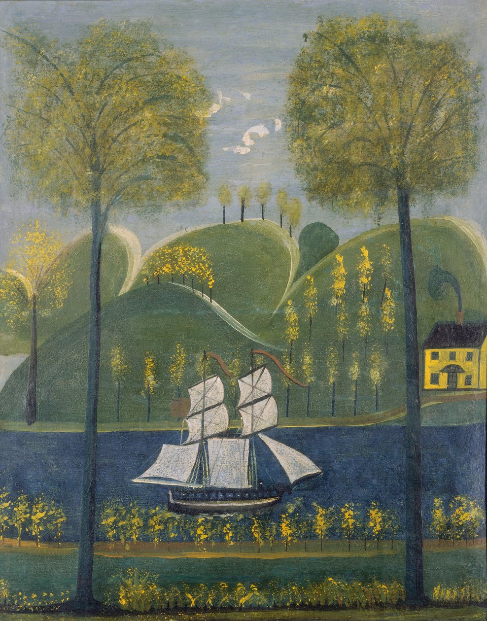 Full Sail, toinen neljännes 1800-luvulla. tekijältä Unbekannt