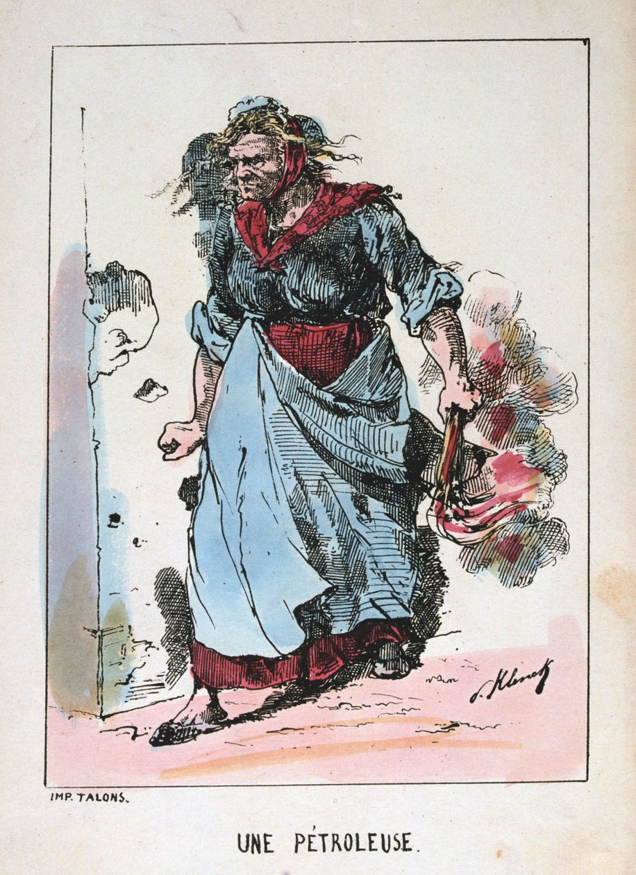 Petroleuse, Pariisin kommuuni, 1871. tekijältä Unbekannt