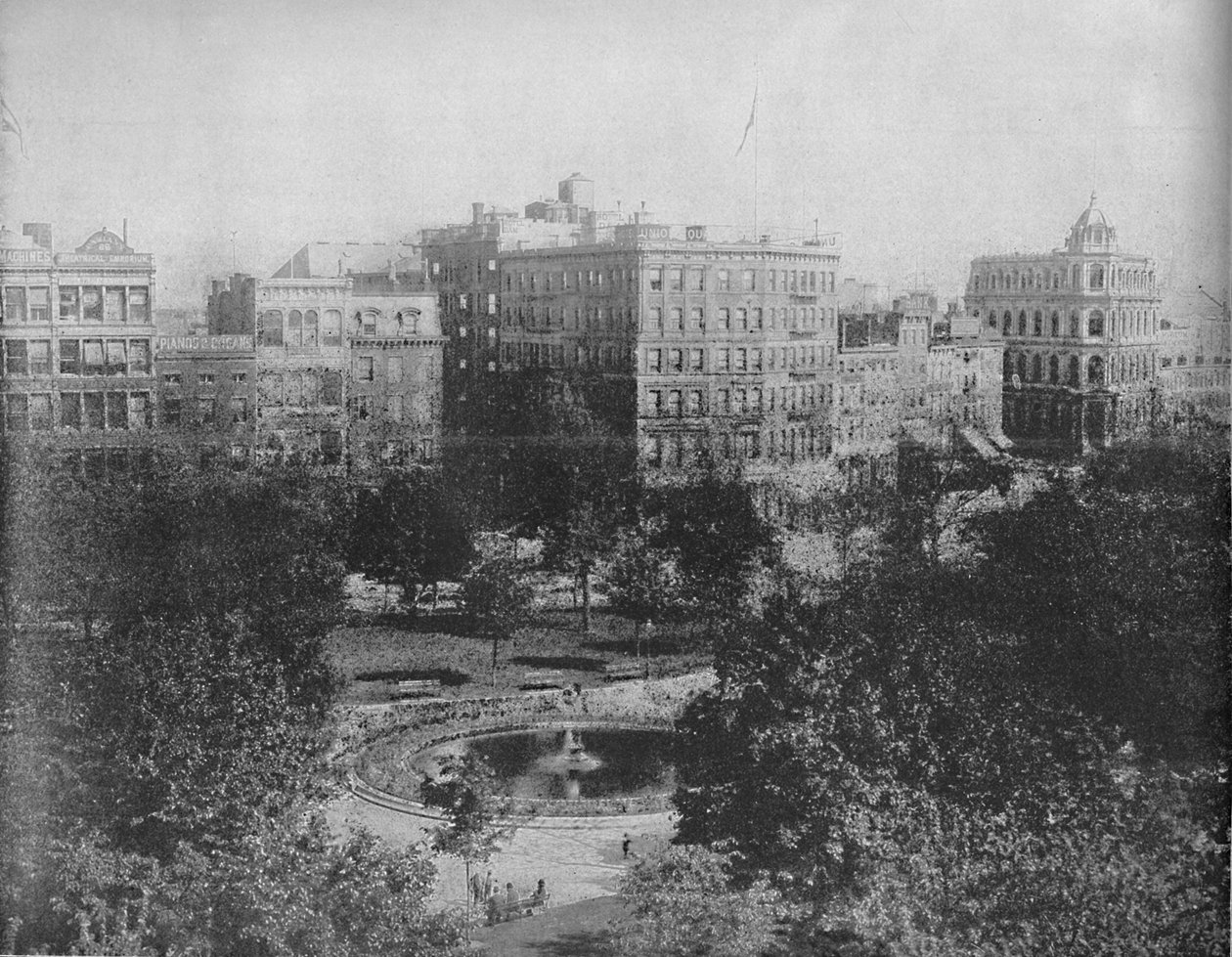Union Square, New York, 1897. tekijältä Unbekannt