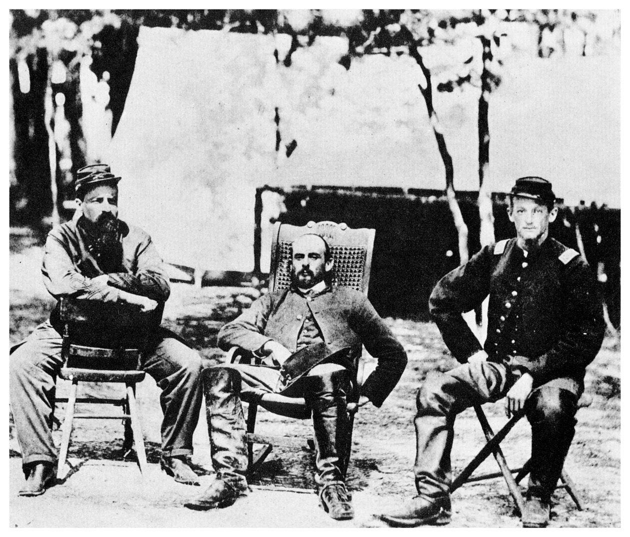 Unionin upseerit ennen Pietarin kaatumista, Amerikan sisällissota, 1864 1955 tekijältä Unbekannt