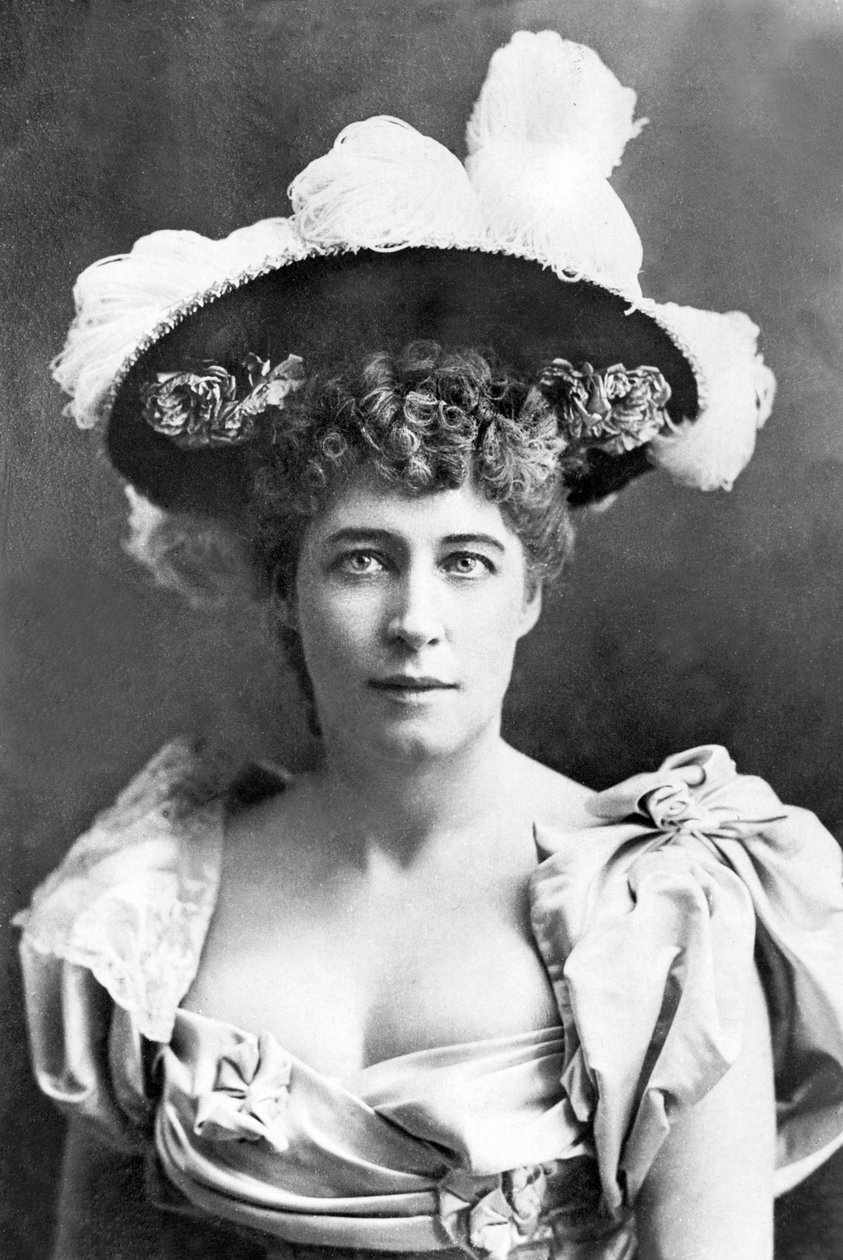 Iso-Britannia : Lily Langtryn muotokuva - c1902 tekijältä Unbekannt