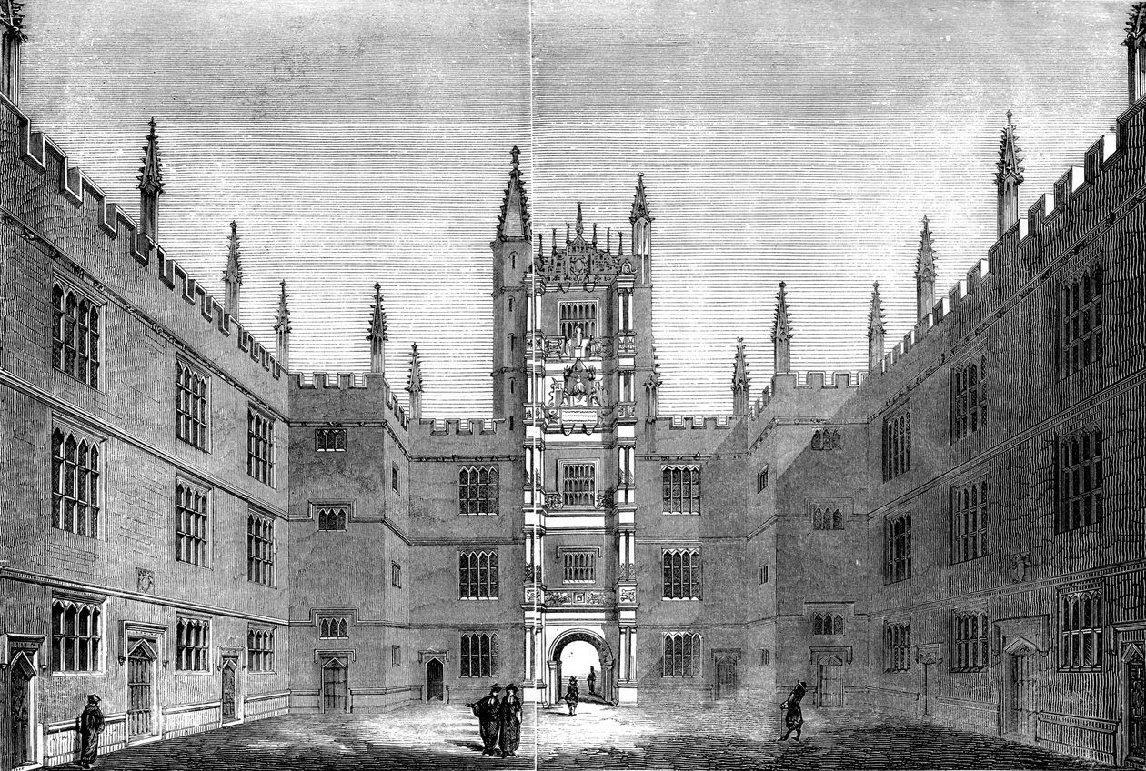 Oxfordin yliopisto, 1849 tekijältä Unbekannt