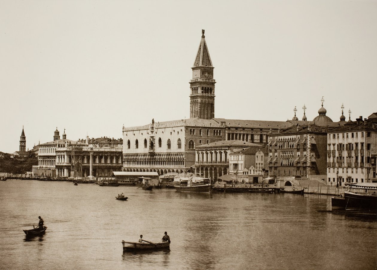 Nimetön 99, c. 1890. [Dogen palatsi ja Grand Canal, Venetsia]. tekijältä Unbekannt