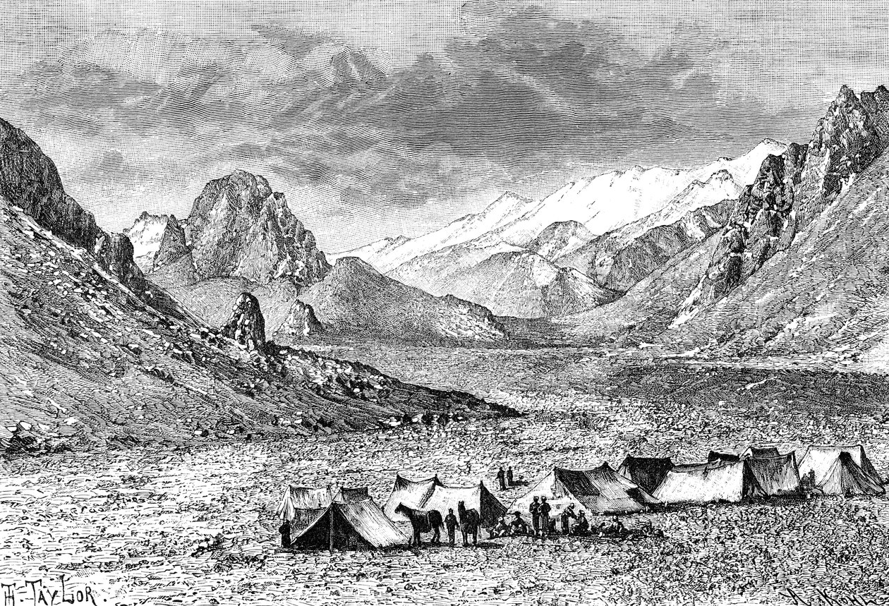 Ylä-Kara-Kashin laakso, 1890 tekijältä Unbekannt