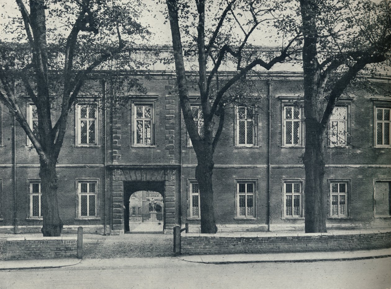 Yläkoulu, katsomalla koulun pihalle, 1926 tekijältä Unbekannt