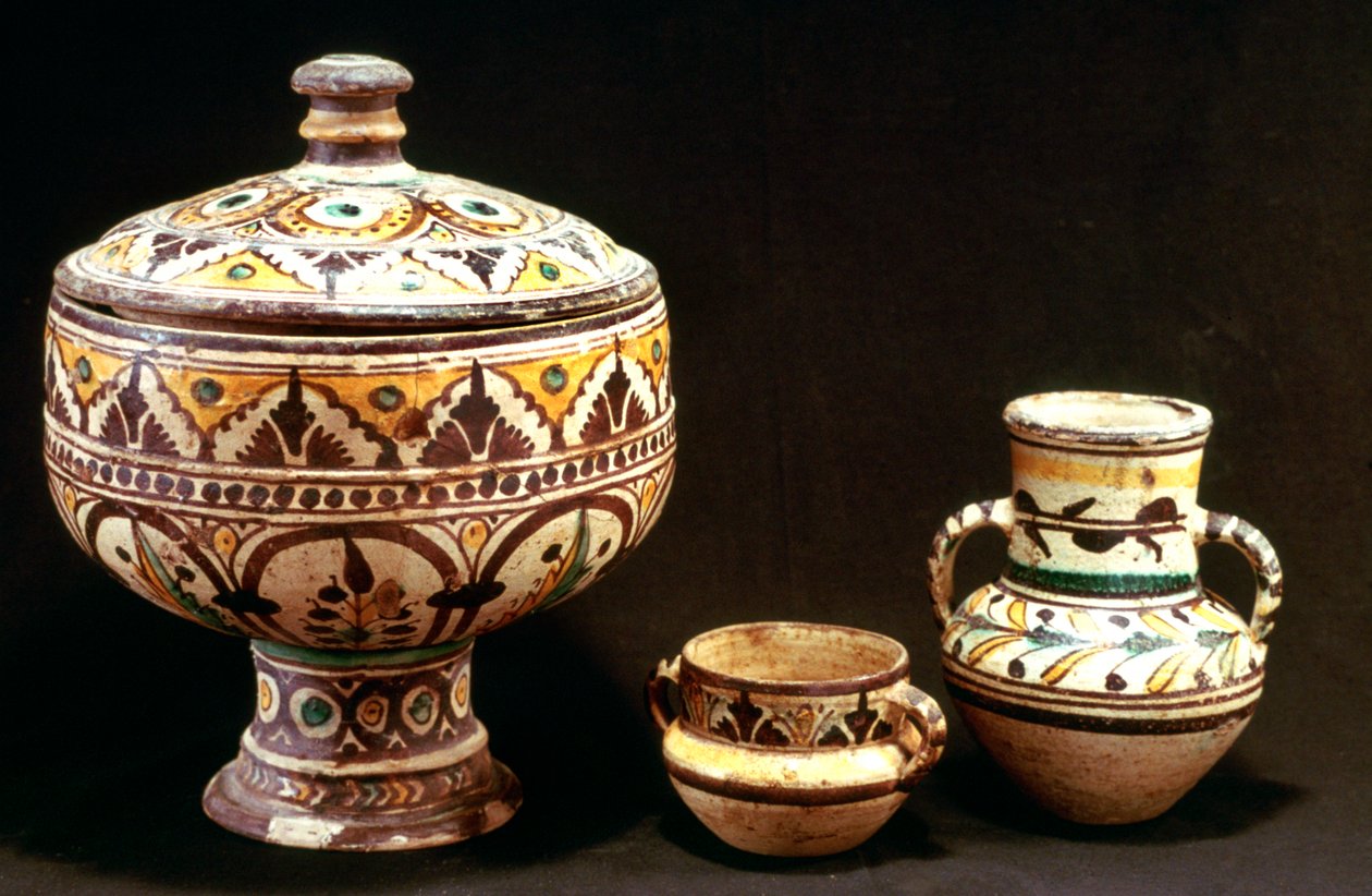 Astiat, kattilat, Tunisia 1800-luku tekijältä Unbekannt