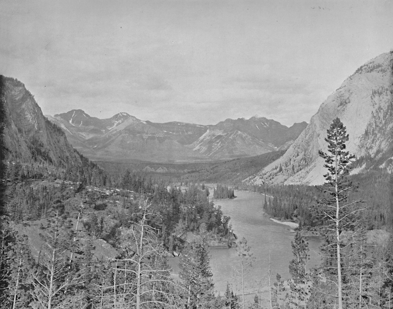 Valley of the Bow River, Alberta, Kanada, n. 1897. tekijältä Unbekannt