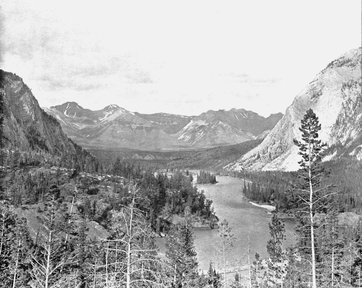Valley of the Bow River, Alberta, Kanada, 1900. tekijältä Unbekannt