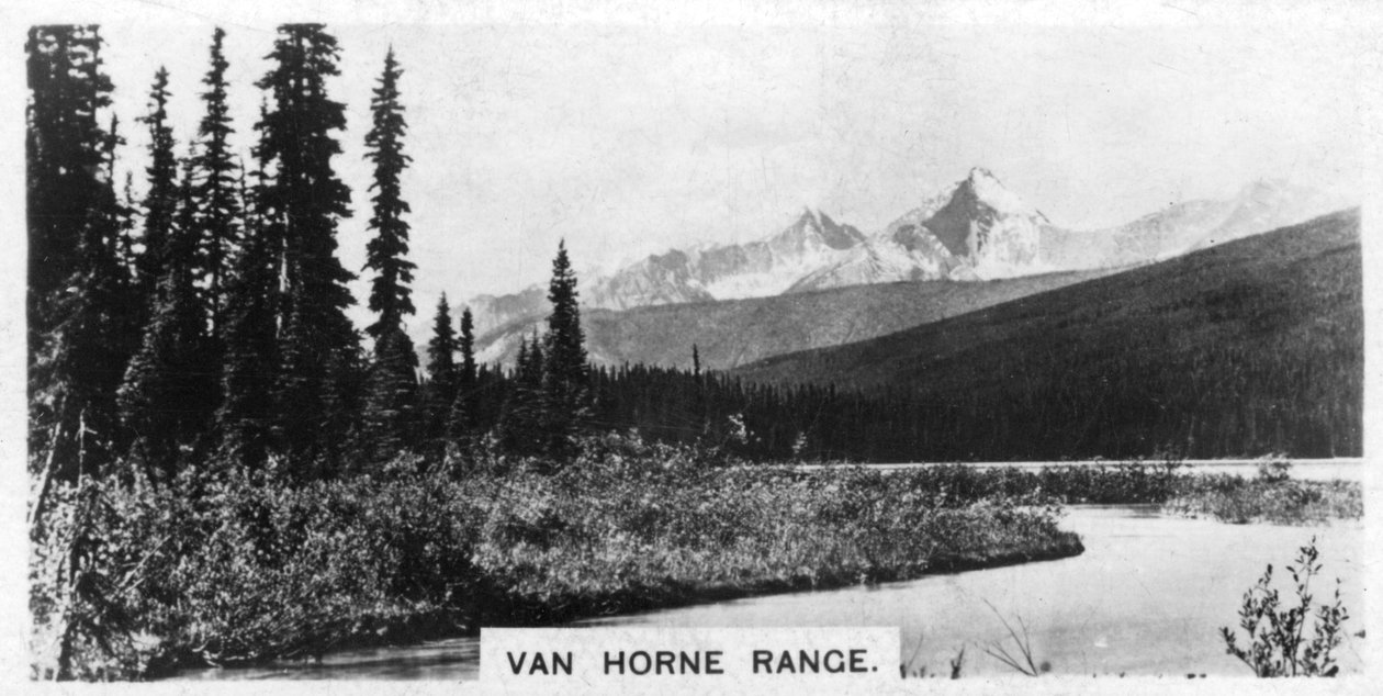 Van Horne Range, Kanadan Kalliovuoret, 1920-luku tekijältä Unbekannt