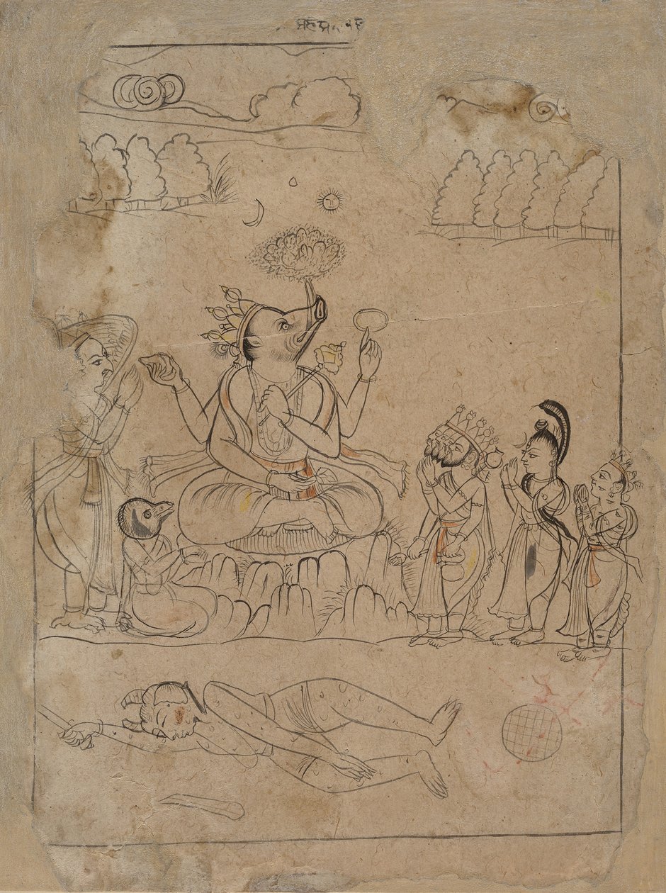 Varaha Triumphant, 1700-luvun loppu. tekijältä Unbekannt