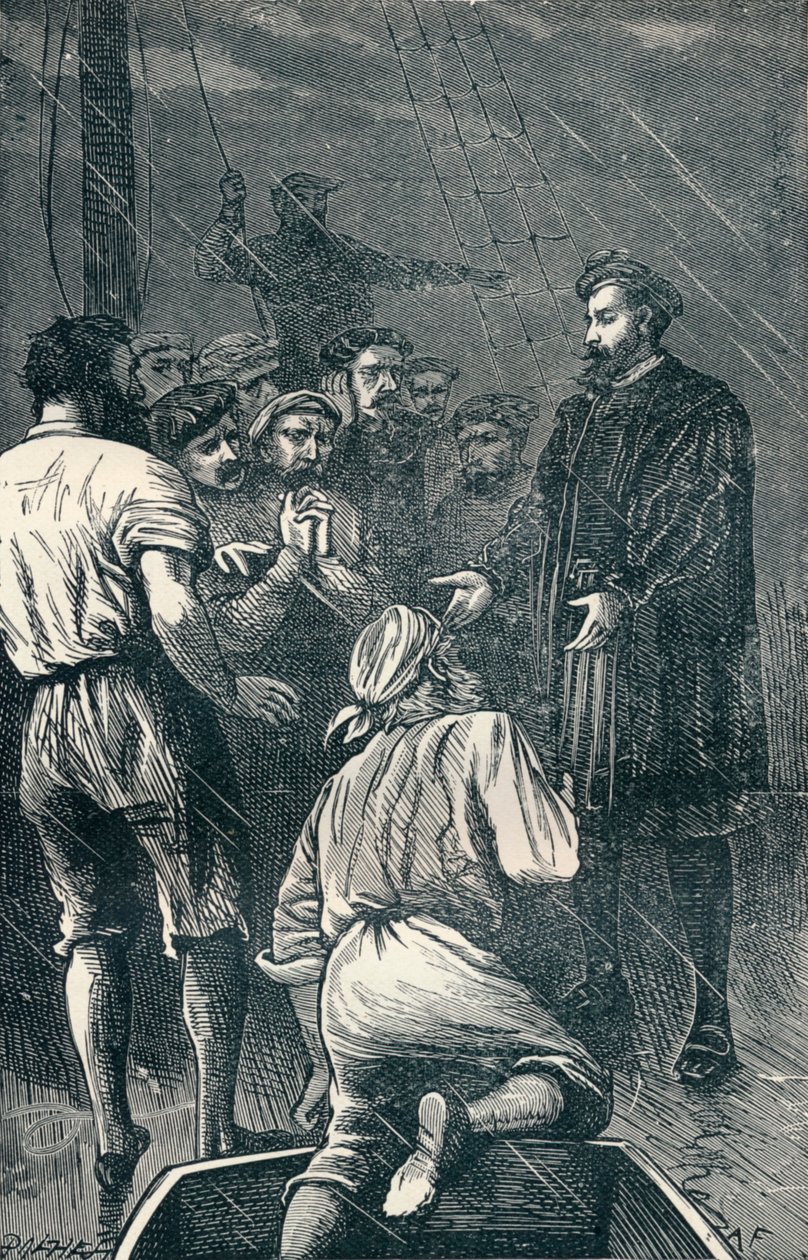 Vasco da Gama kieltäytyy kääntymästä takaisin, 1904 tekijältä Unbekannt