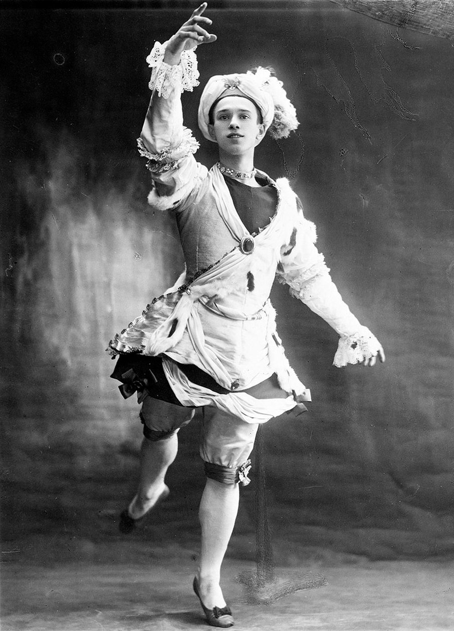 Vaslav Nijinsky, venäläinen balettitanssija, 1909 tekijältä Unbekannt