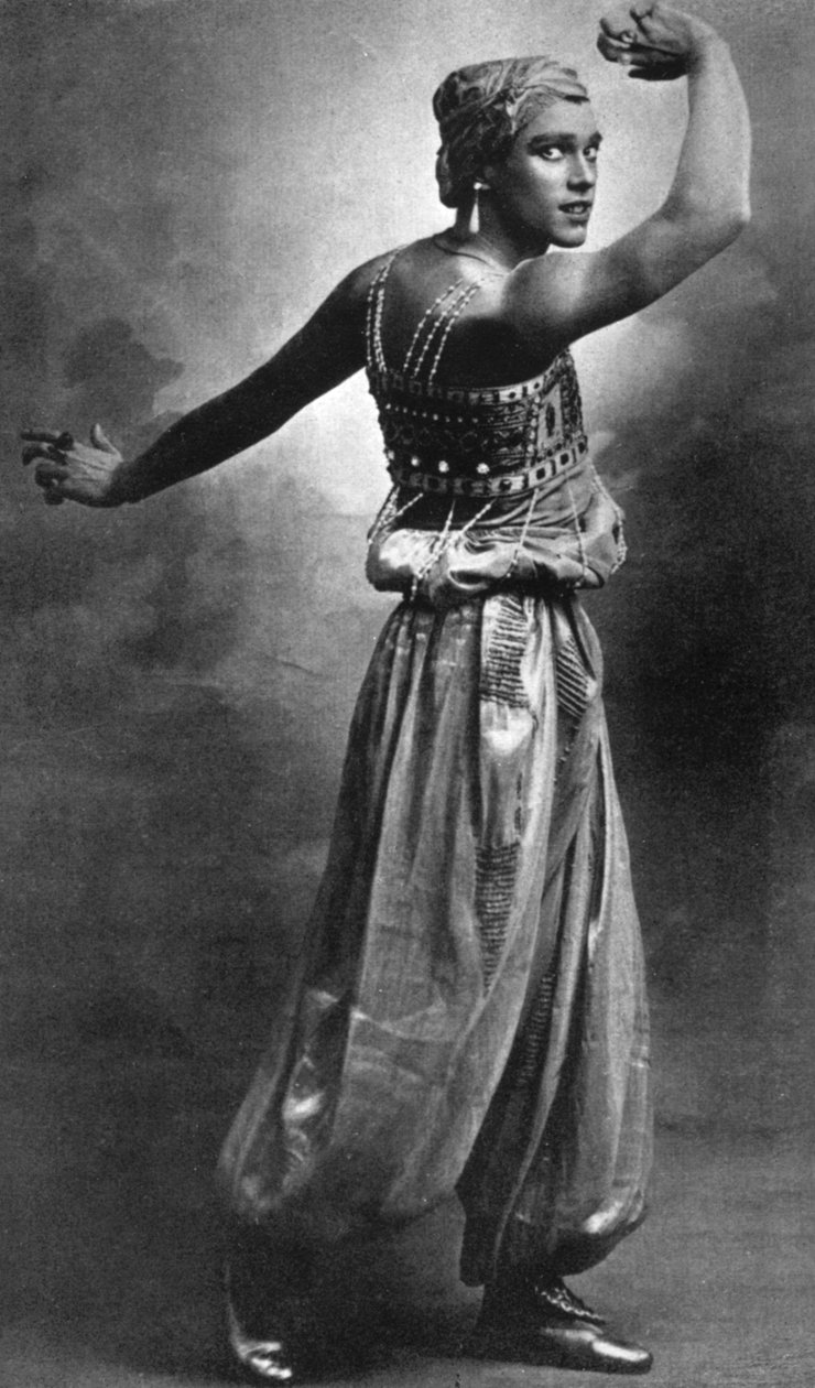 Vaslav Nijinsky, venäläinen balettitanssija ja koreografi tekijältä Unbekannt