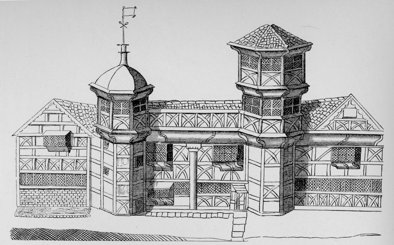 Vaux Hallin kartano, c1813, 1912 tekijältä Unbekannt