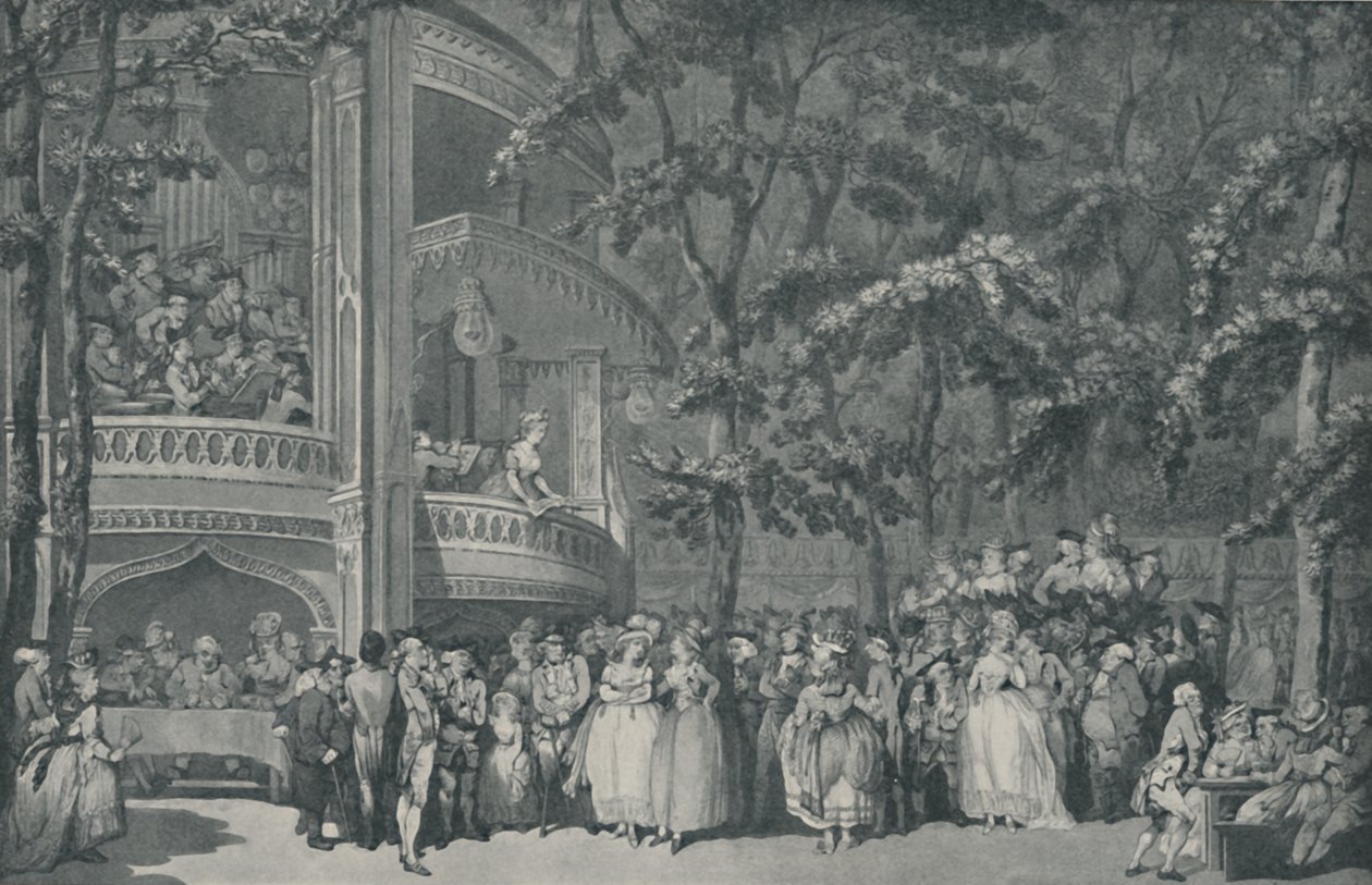 Vauxhall Gardens, 1785, 1920 tekijältä Unbekannt