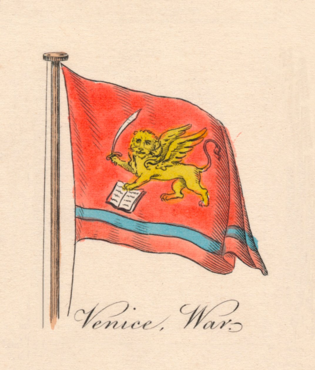 Venetsia, sota, 1838 tekijältä Unbekannt