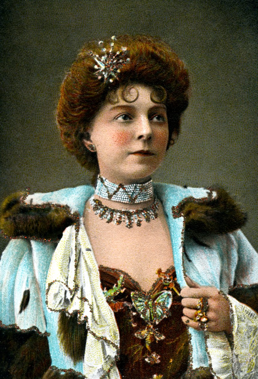 Vesta Tilley 1864-1952, englantilainen musiikkisalin viihdyttäjä, 1900-luvun alku tekijältä Unbekannt