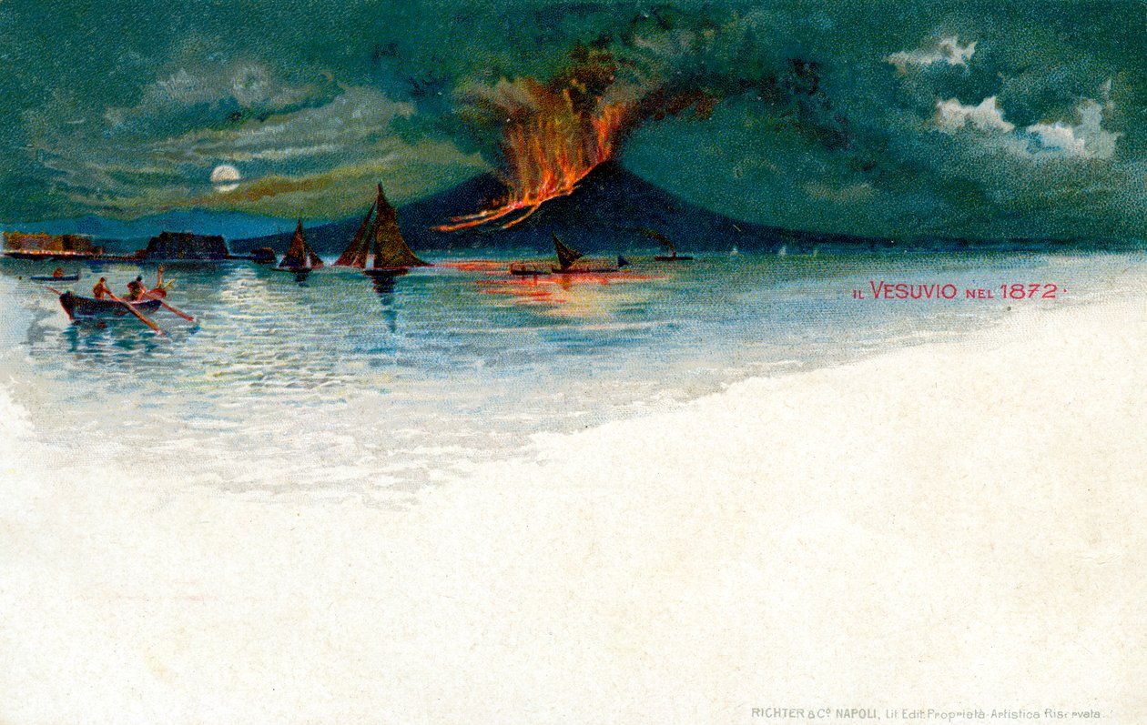 Vesuvius vuonna 1872 tekijältä Unbekannt