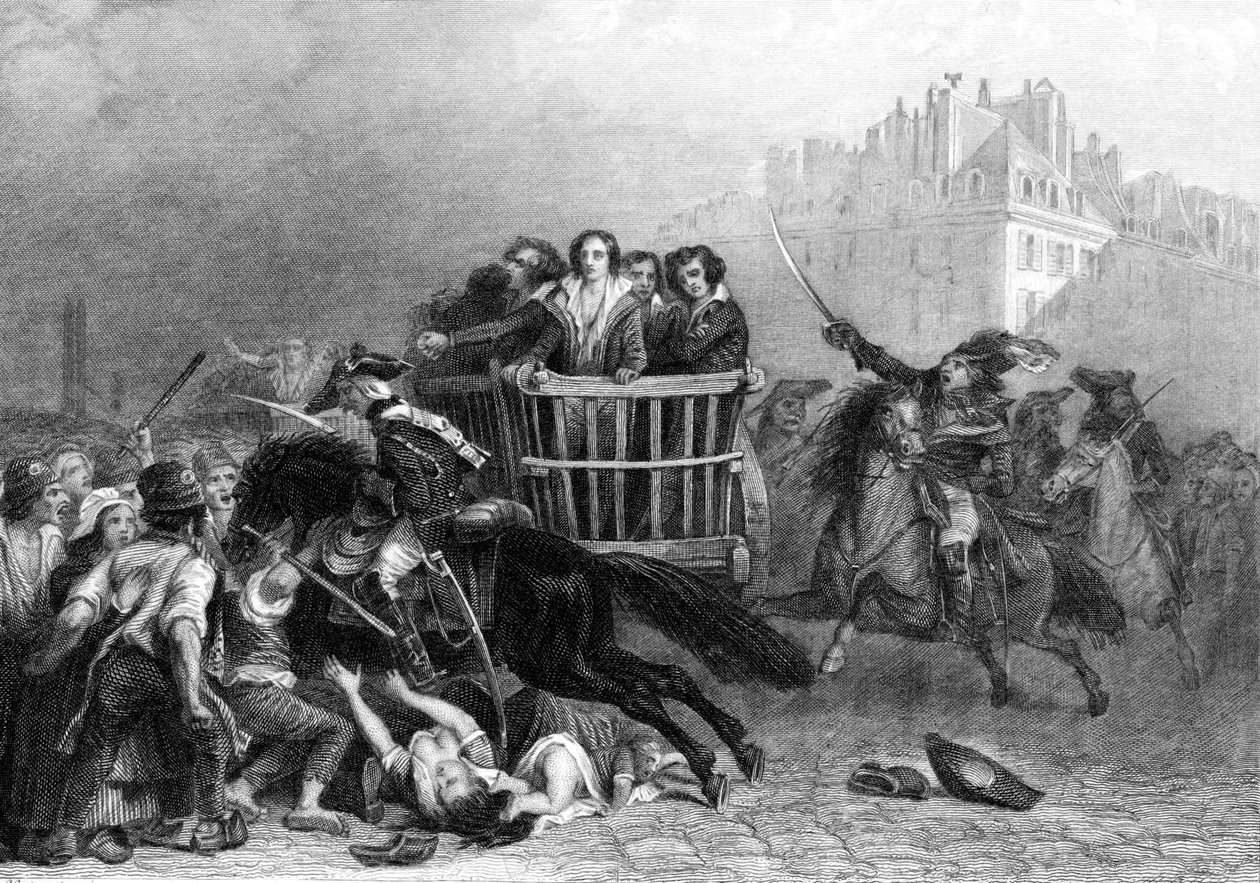 Terrorin uhrit, Ranskan vallankumous, 1794 tekijältä Unbekannt