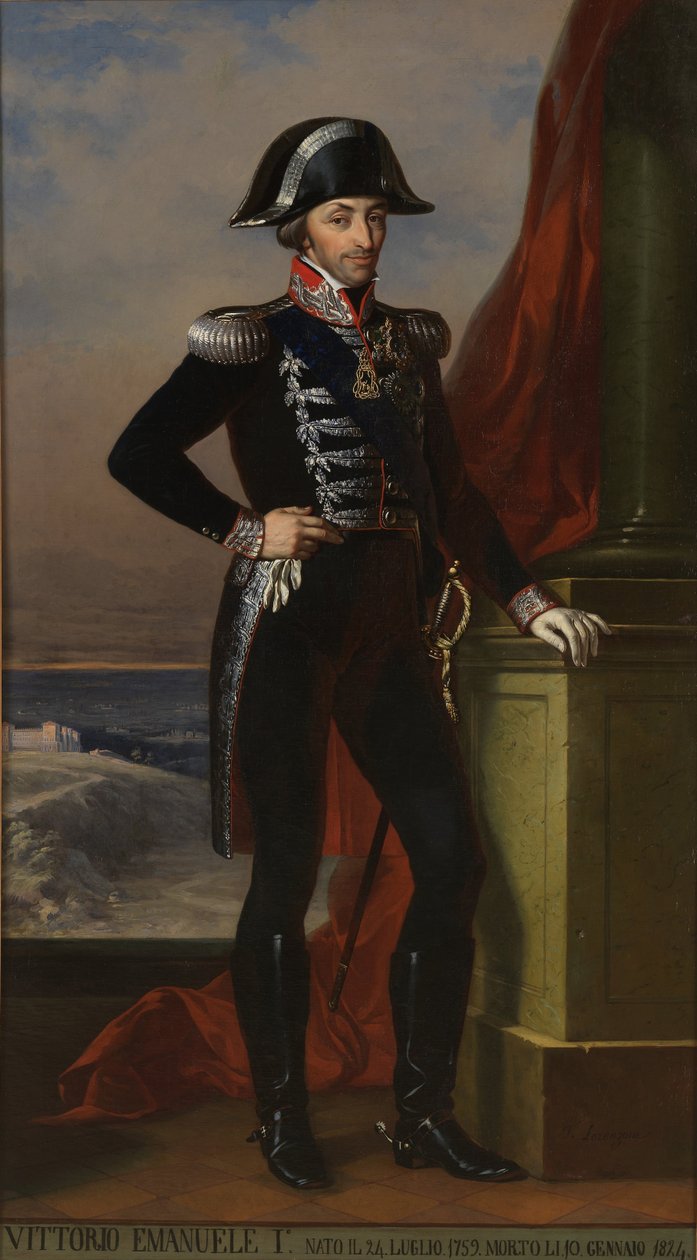 Viktor Emmanuel I Sardiniasta 1759-1824 tekijältä Unbekannt
