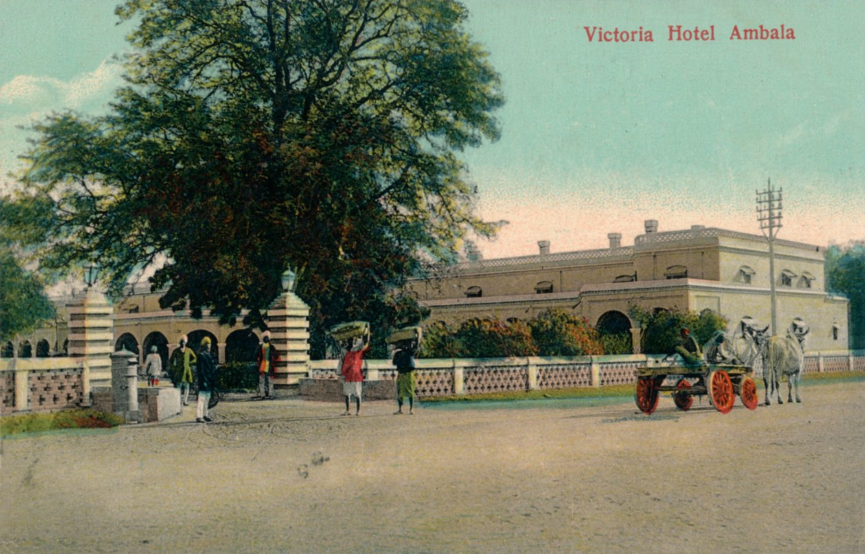 Victoria Hotel Ambala, c1900 tekijältä Unbekannt