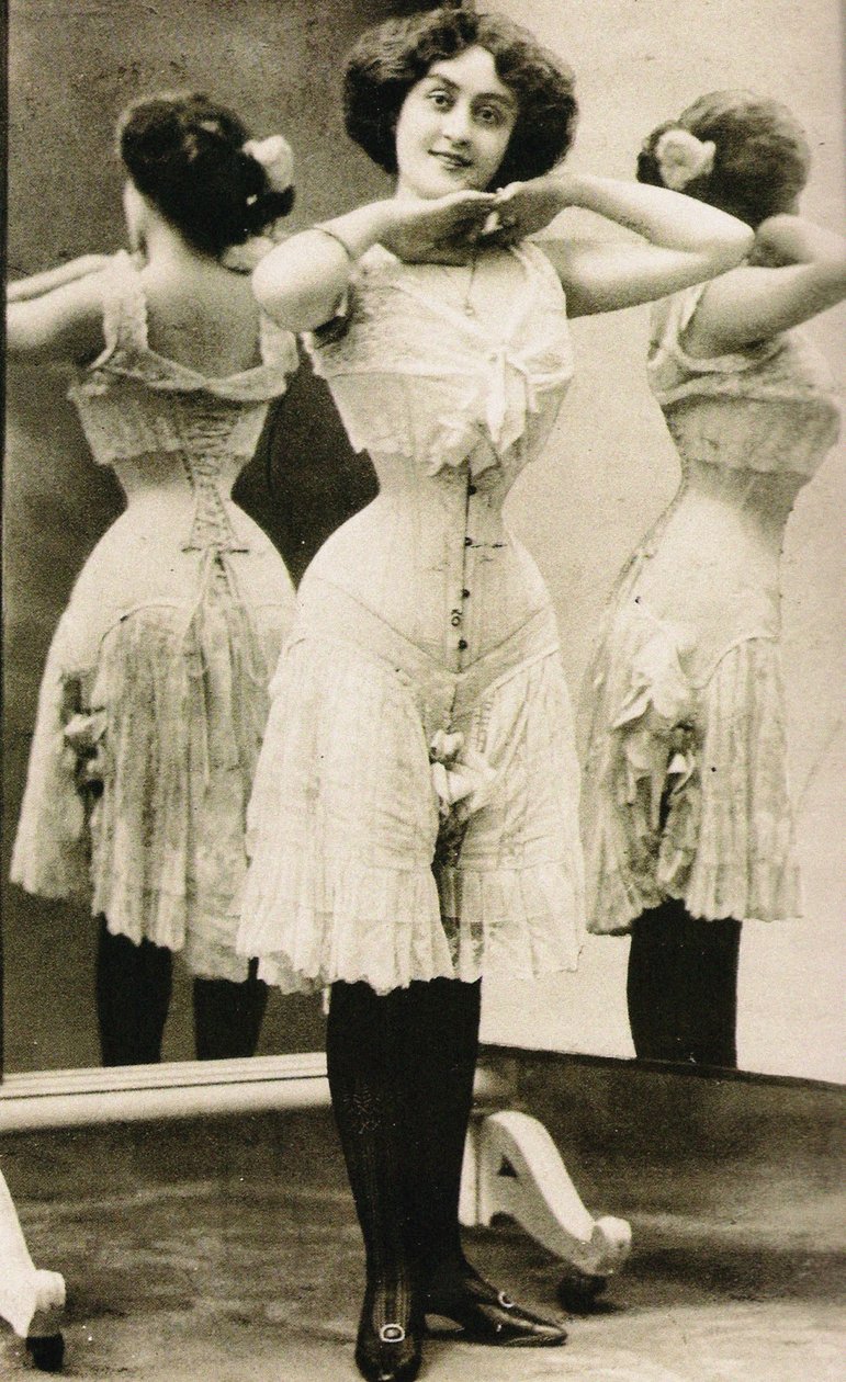 Viktoriaaninen korsetti, 1890-luvun loppu tekijältä Unbekannt