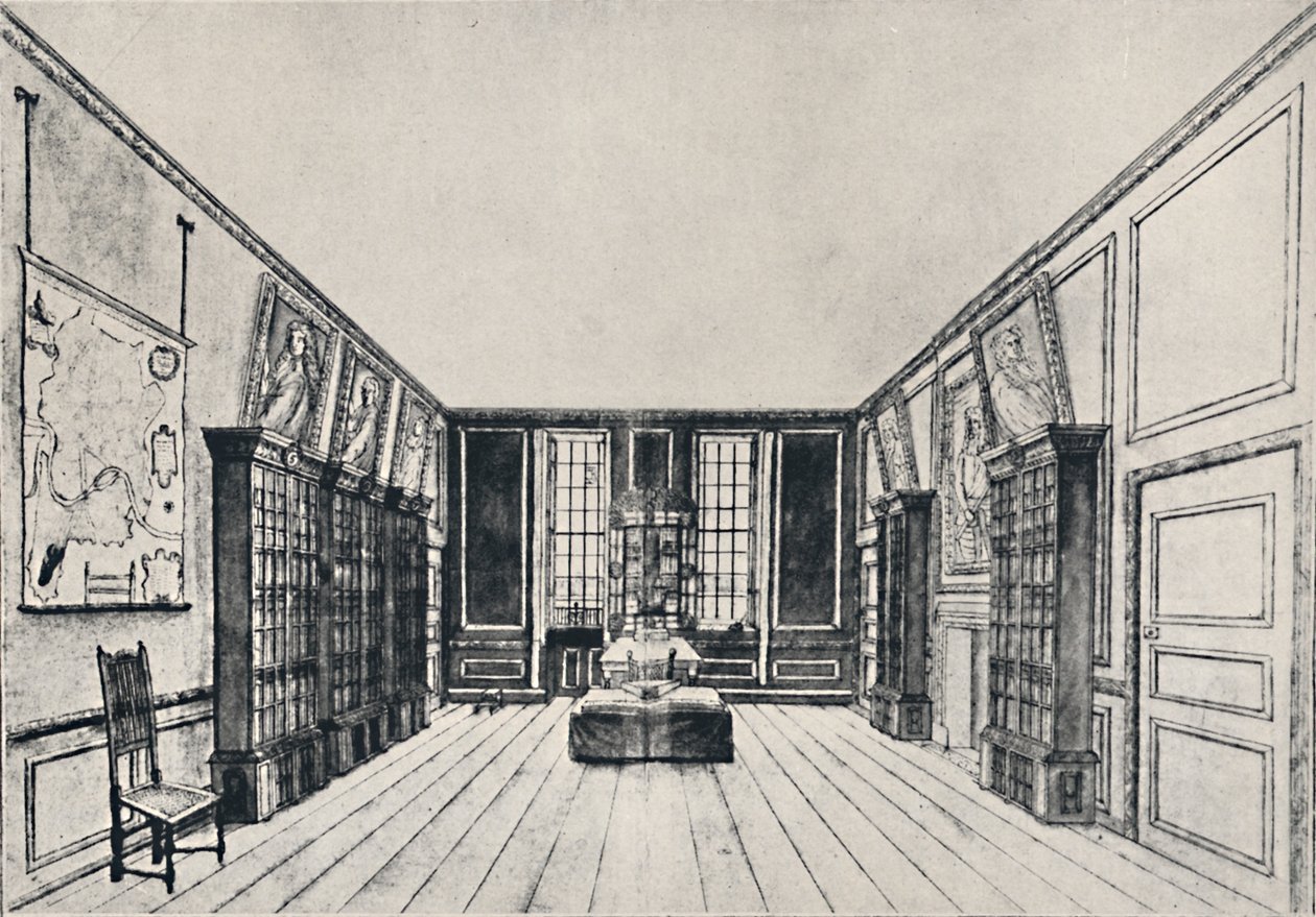 View Towards the Thames Samuel Pepyss Libraryssa, York Buildings, 1928 tekijältä Unbekannt