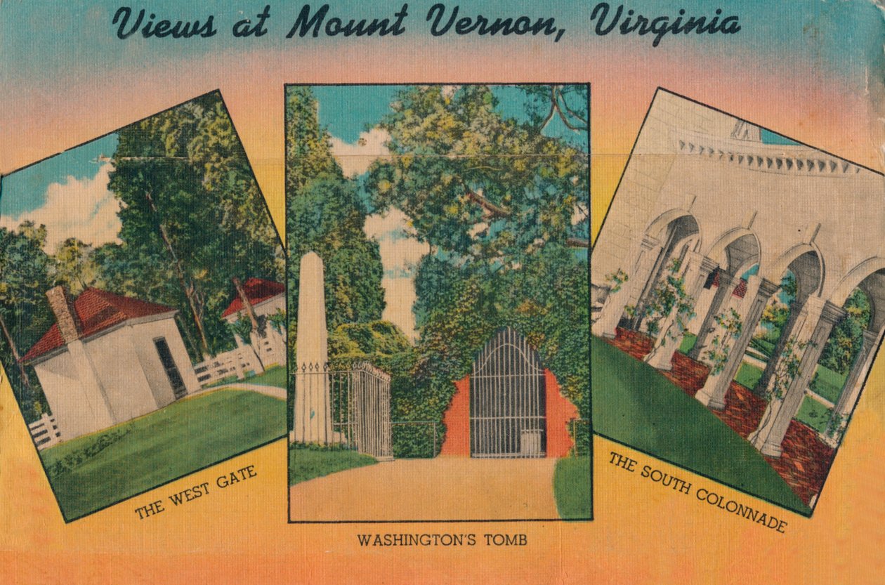 Näkymä Mount Vernonissa, Virginiassa, 1946 tekijältä Unbekannt