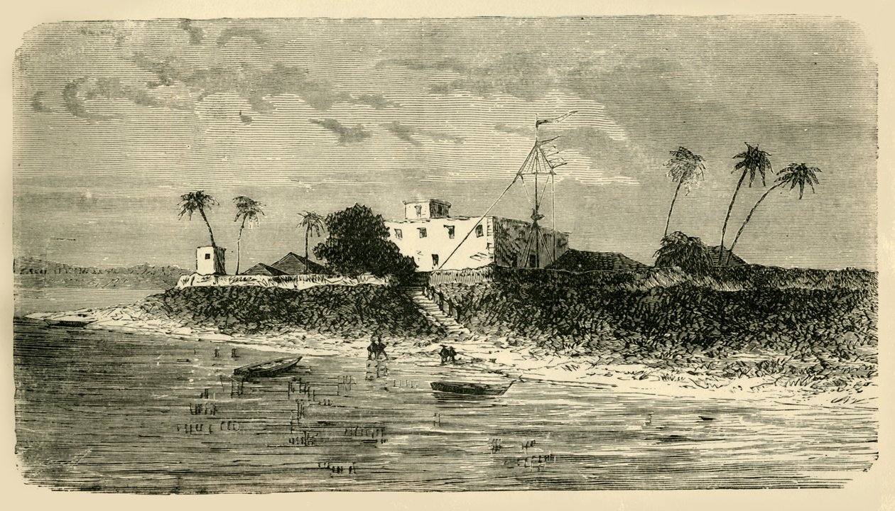 Näkymä Hooghlyn suulla, 1890. tekijältä Unbekannt