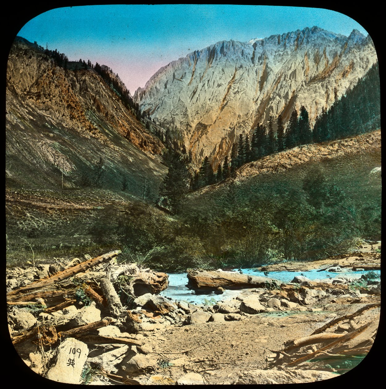 Näkymä Sonamargin ja Baltalin välillä, Kashmir, Intia, 1800-luvun loppu tai 1900-luvun alku tekijältä Unbekannt