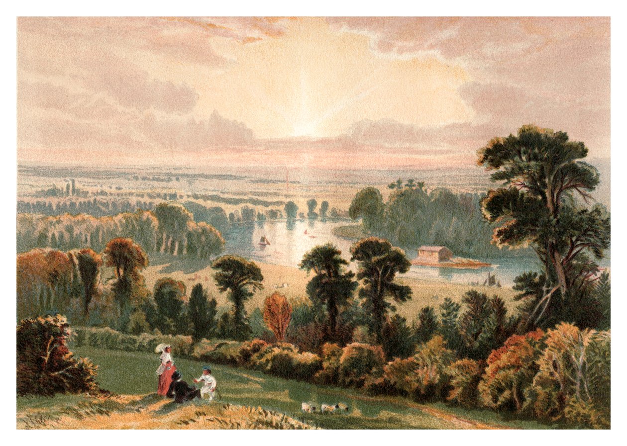 Näkymä Richmond Hilliltä, 1880 tekijältä Unbekannt