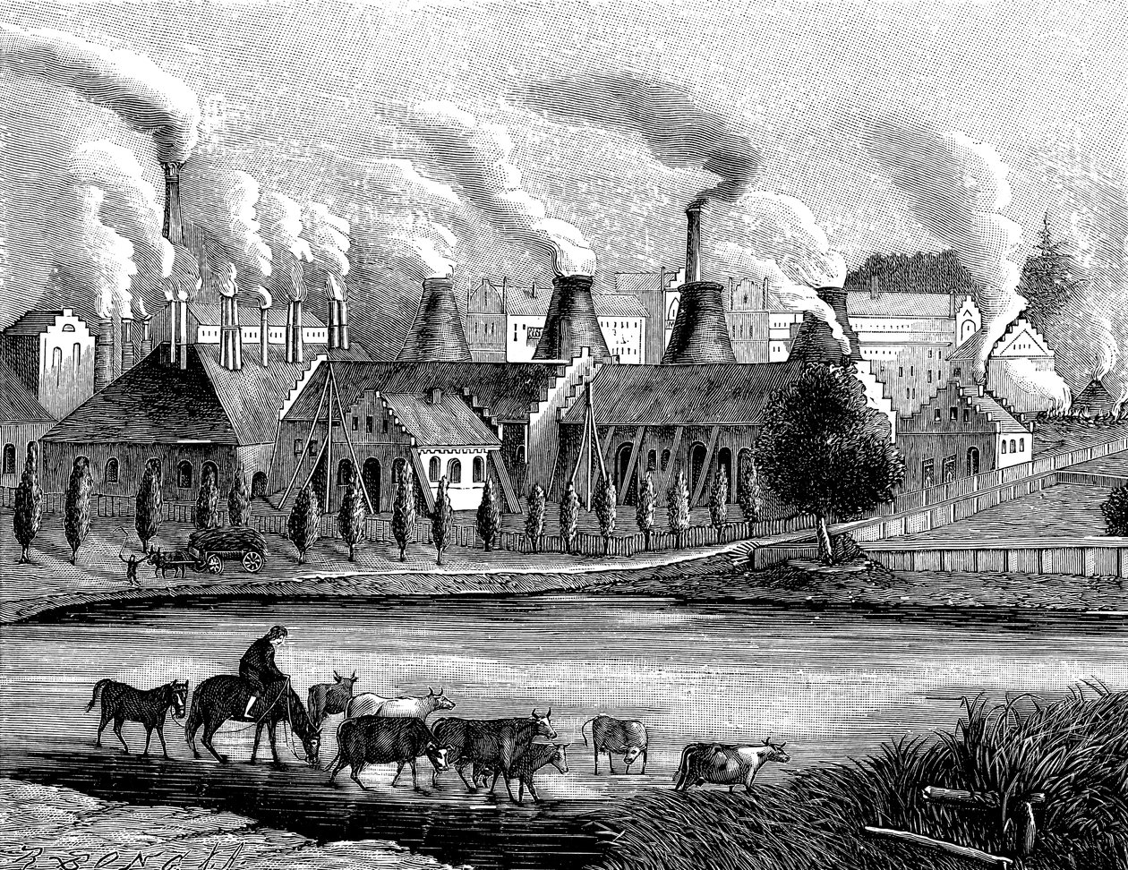 Näkymä Huta Laurysta vuonna 1840 tekijältä Unbekannt