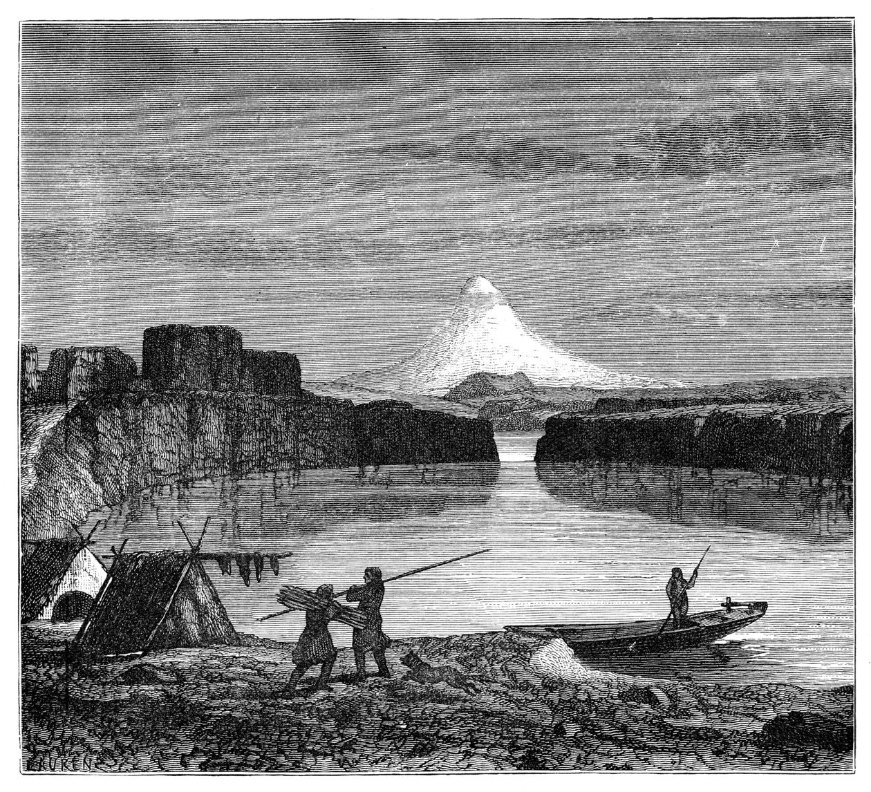 Näkymä Oregonissa, 1900 tekijältä Unbekannt