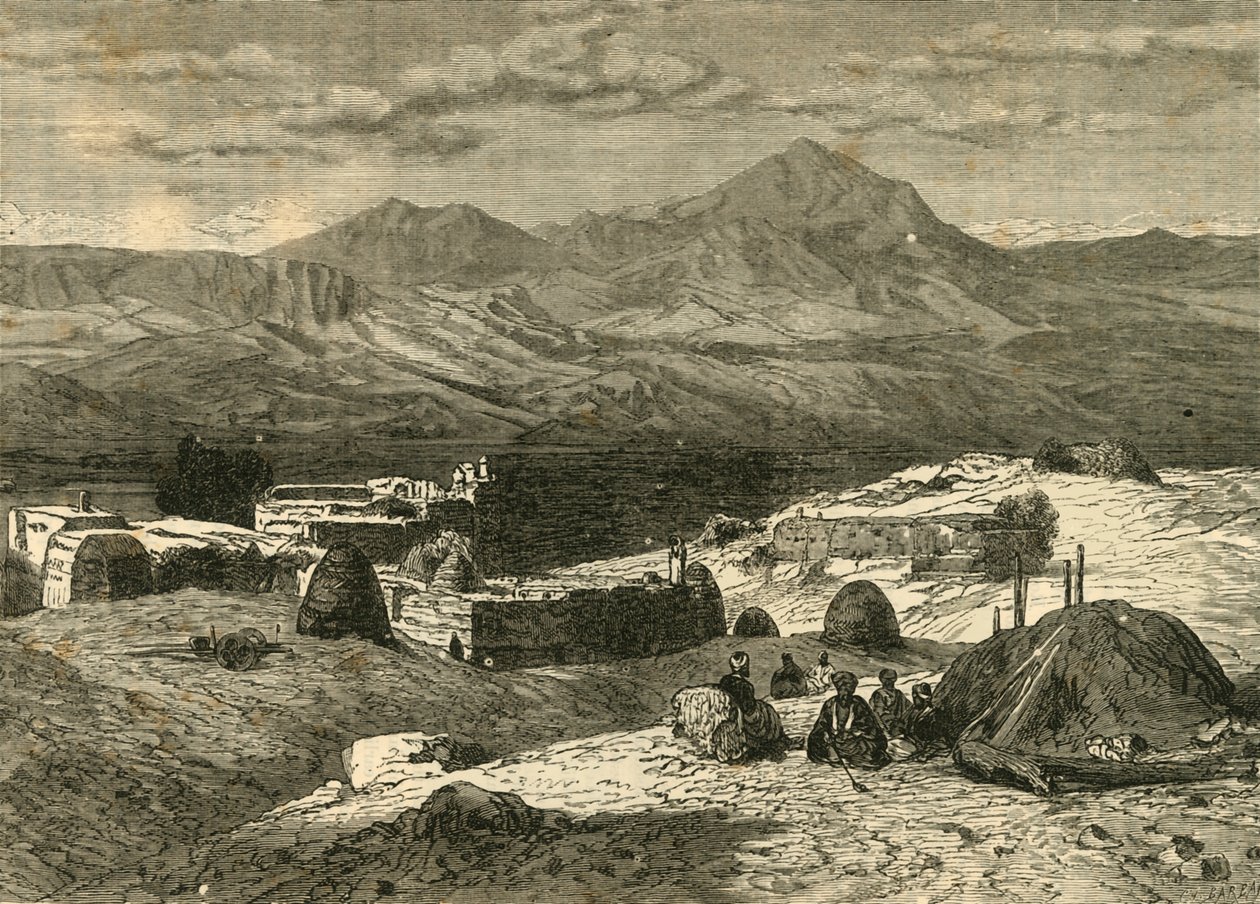 Näkymä Etelä-Armeniassa, 1890. tekijältä Unbekannt