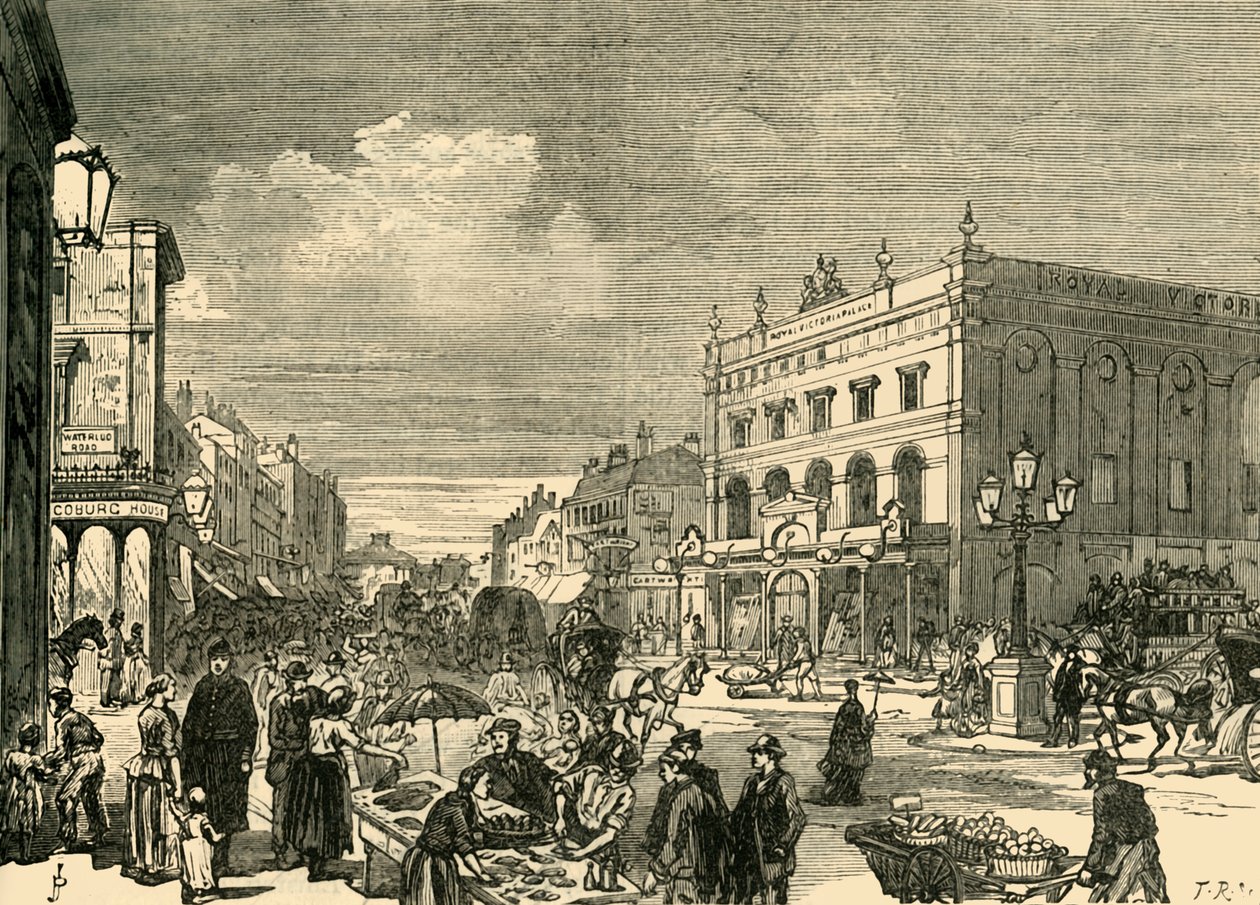 Näkymä New Cutissa, 1878. tekijältä Unbekannt