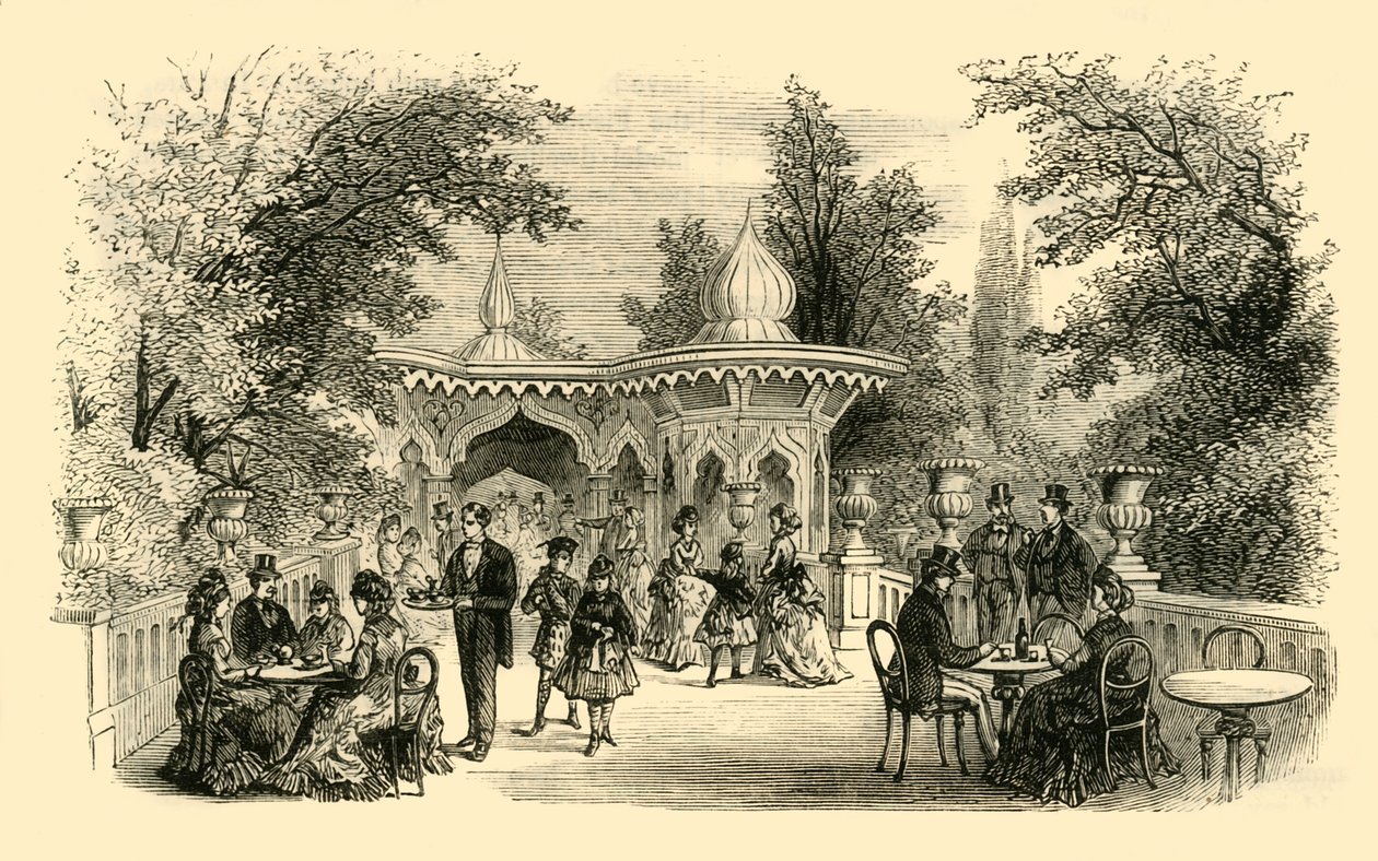 Näkymä Surrey Gardensissa, c1878. tekijältä Unbekannt
