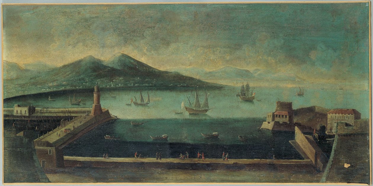 Näkymä Argostolista Kefalonian saarella, noin 1770-1790 tekijältä Unbekannt