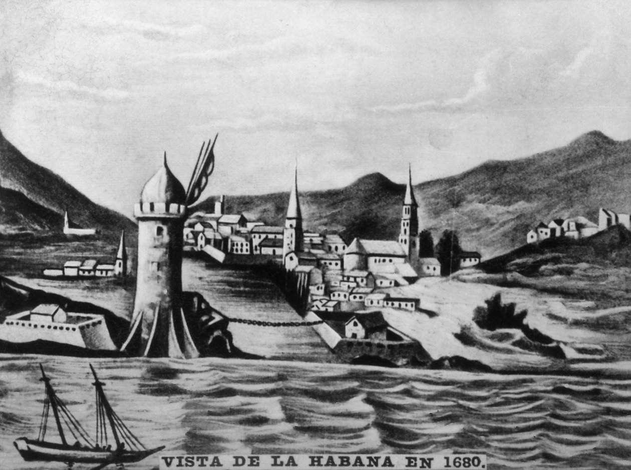 Näkymä Havannasta, 1680, 1920-luku tekijältä Unbekannt