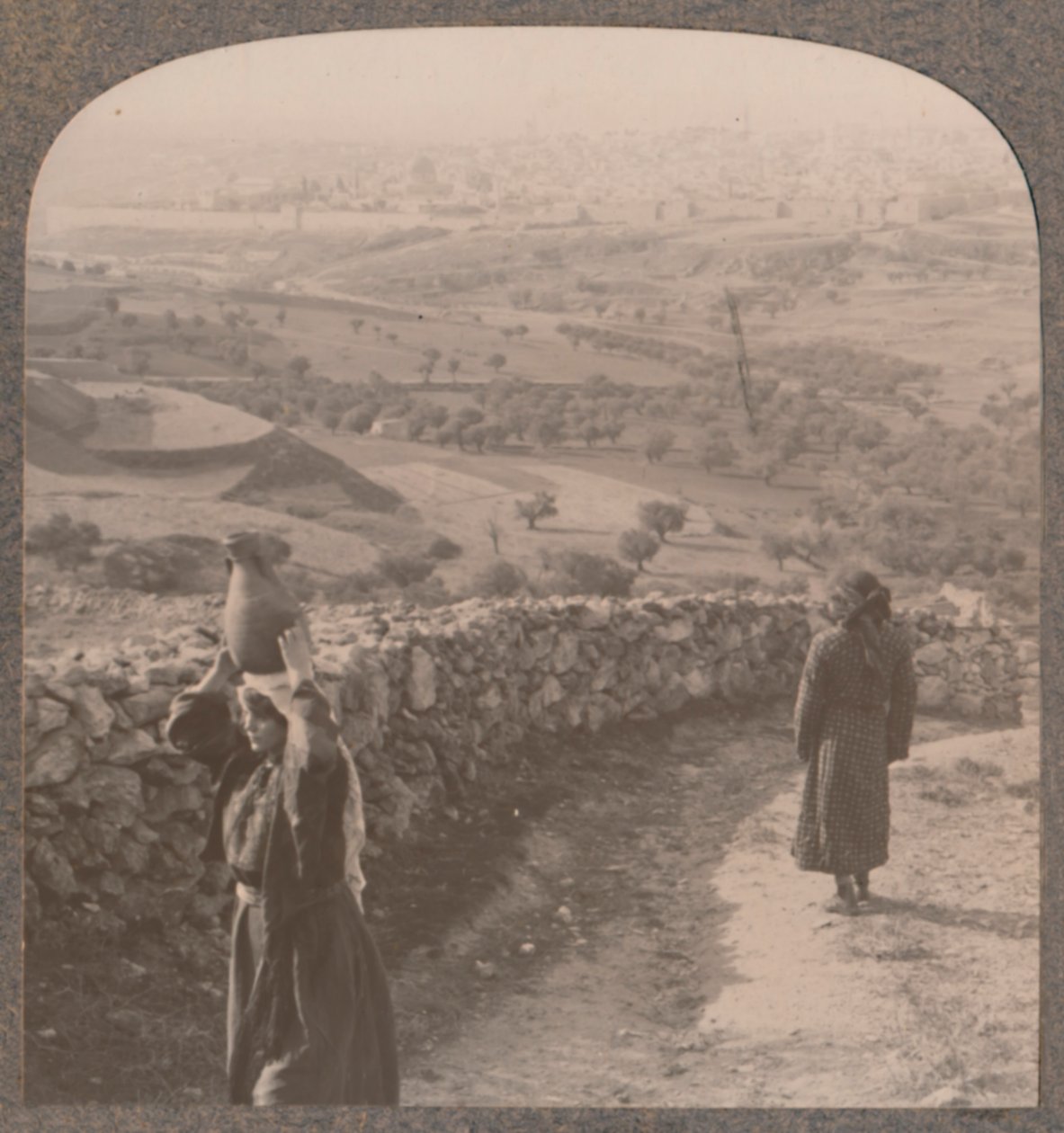 Näkymä Jerusalemiin Peters Housesta, 1900 tekijältä Unbekannt