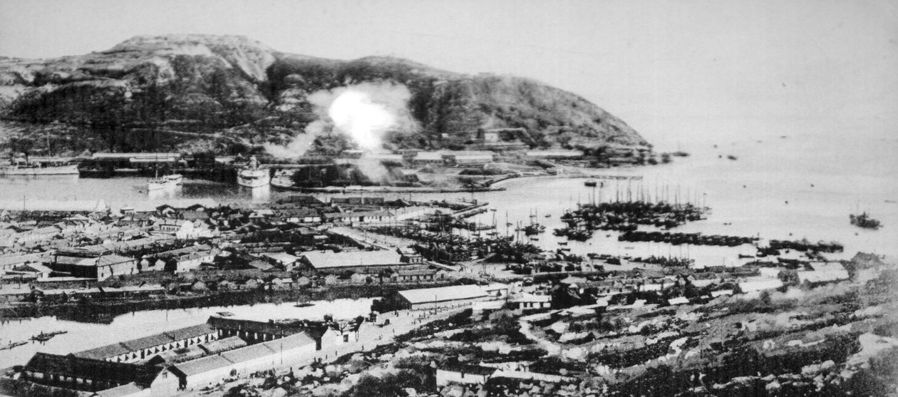Näkymä Port Arthurista, Manchuriasta, 1904. tekijältä Unbekannt