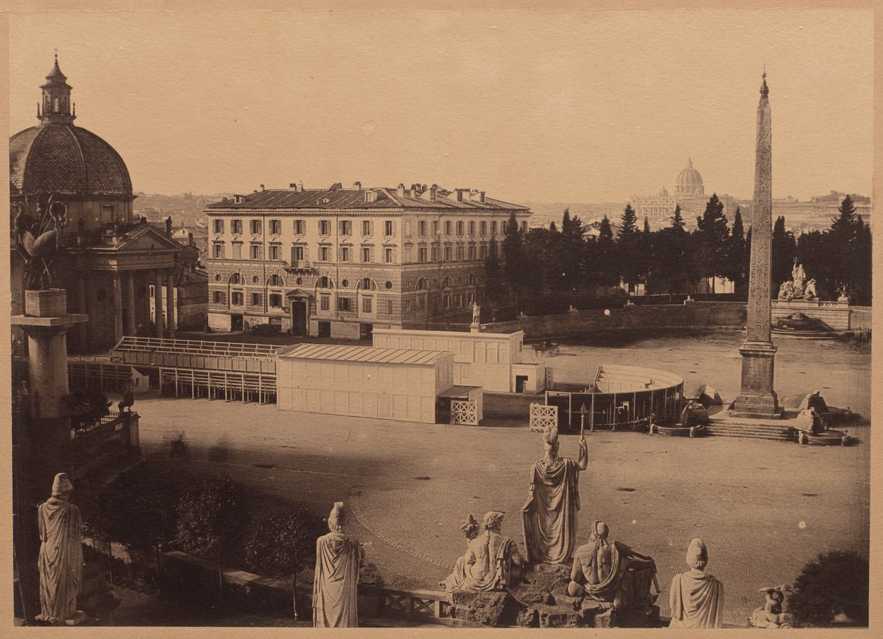 Näkymä Roomaan, n. 1860. tekijältä Unbekannt