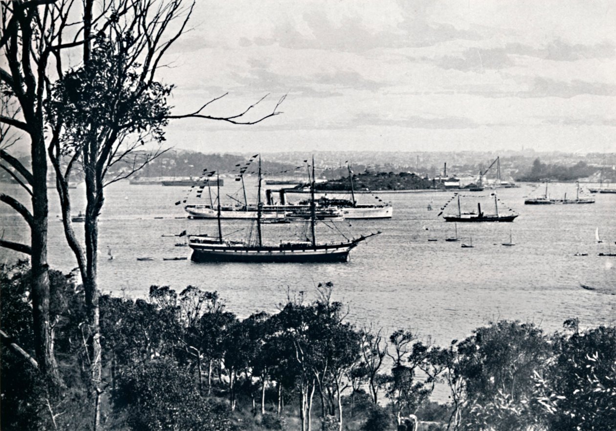Näkymä Sydneyn satamaan North Shoresta, nro 1, c1900. tekijältä Unbekannt