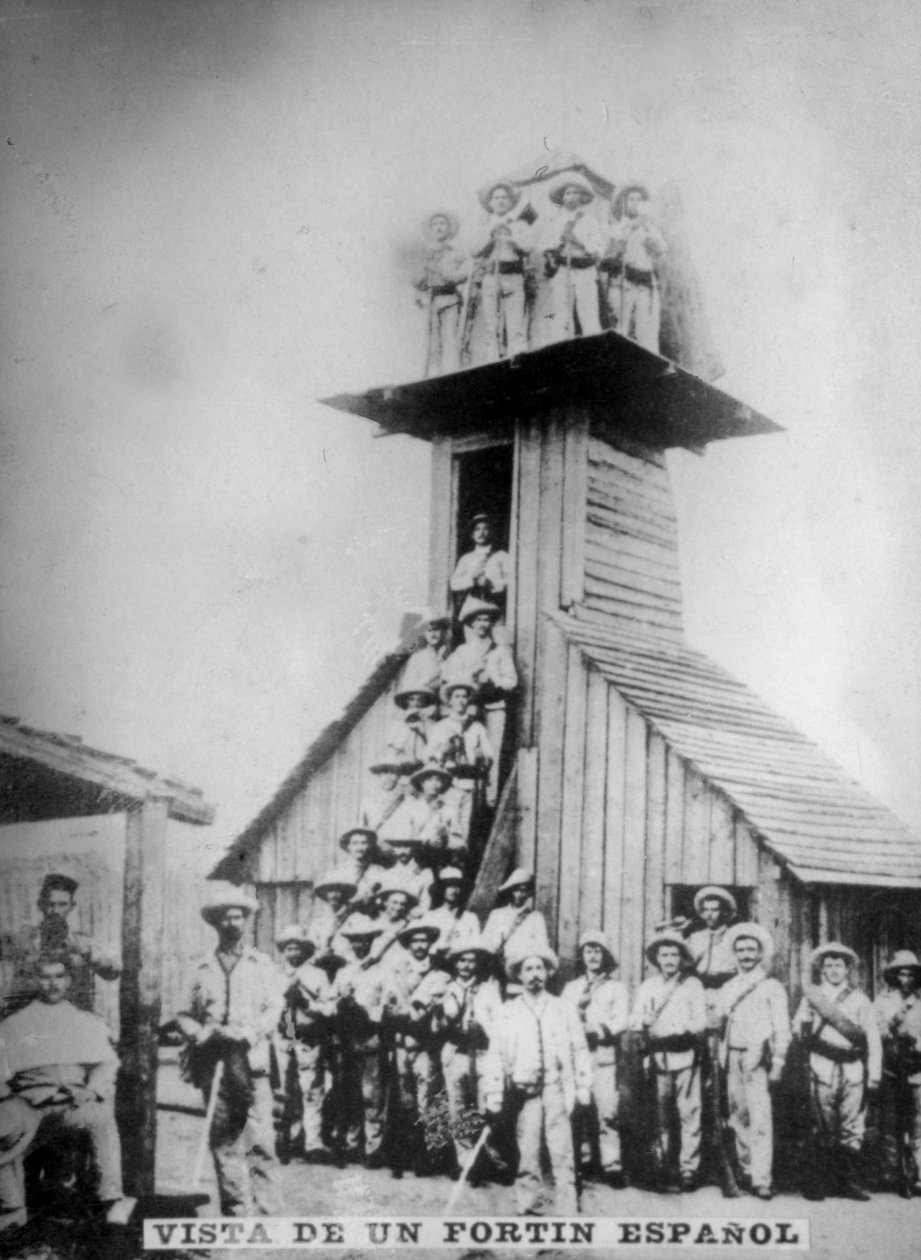 Näkymä espanjalaisesta linnoituksesta, 1800-luku, 1920-luku tekijältä Unbekannt