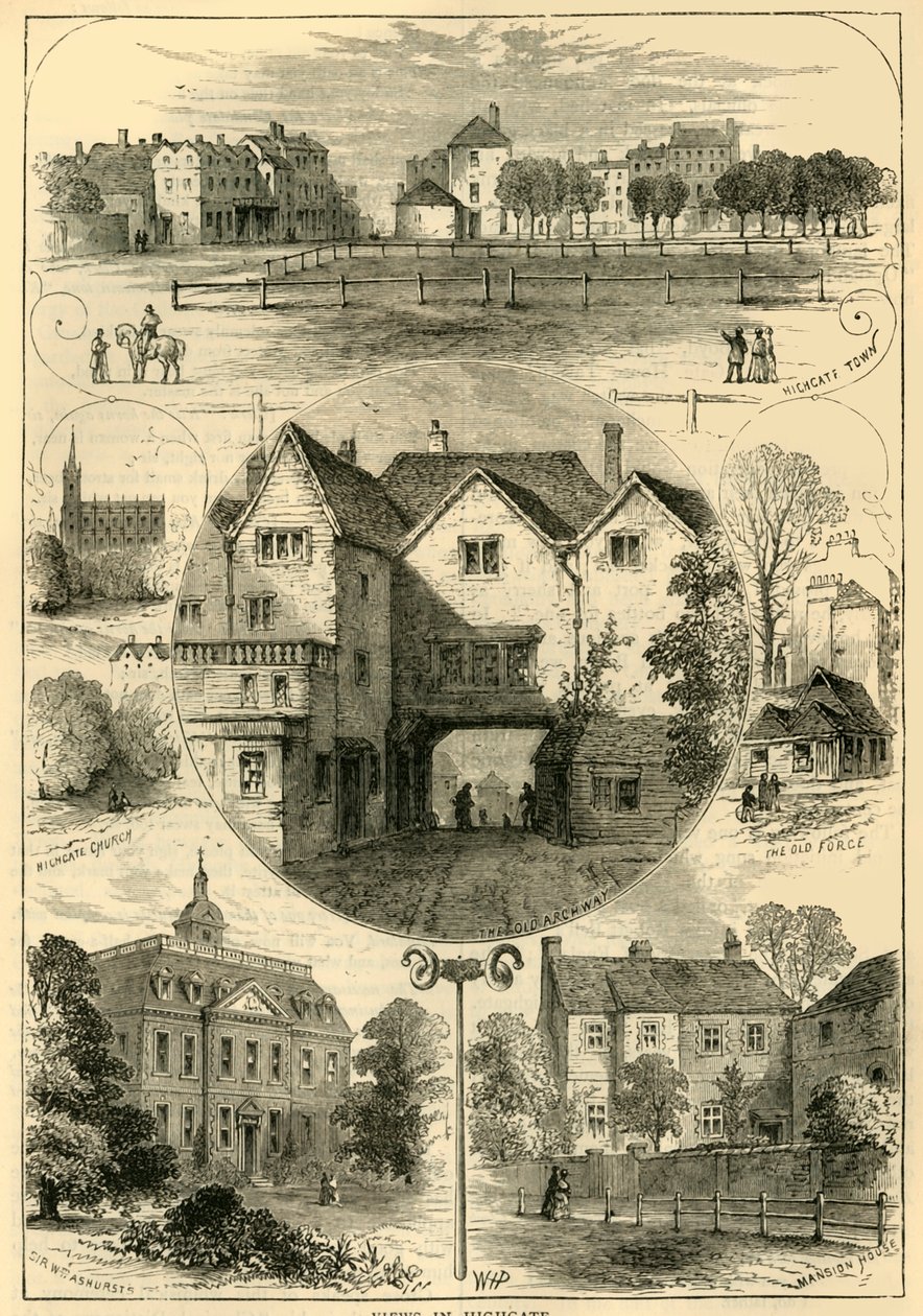 Näkymät Highgatessa, c1876. tekijältä Unbekannt