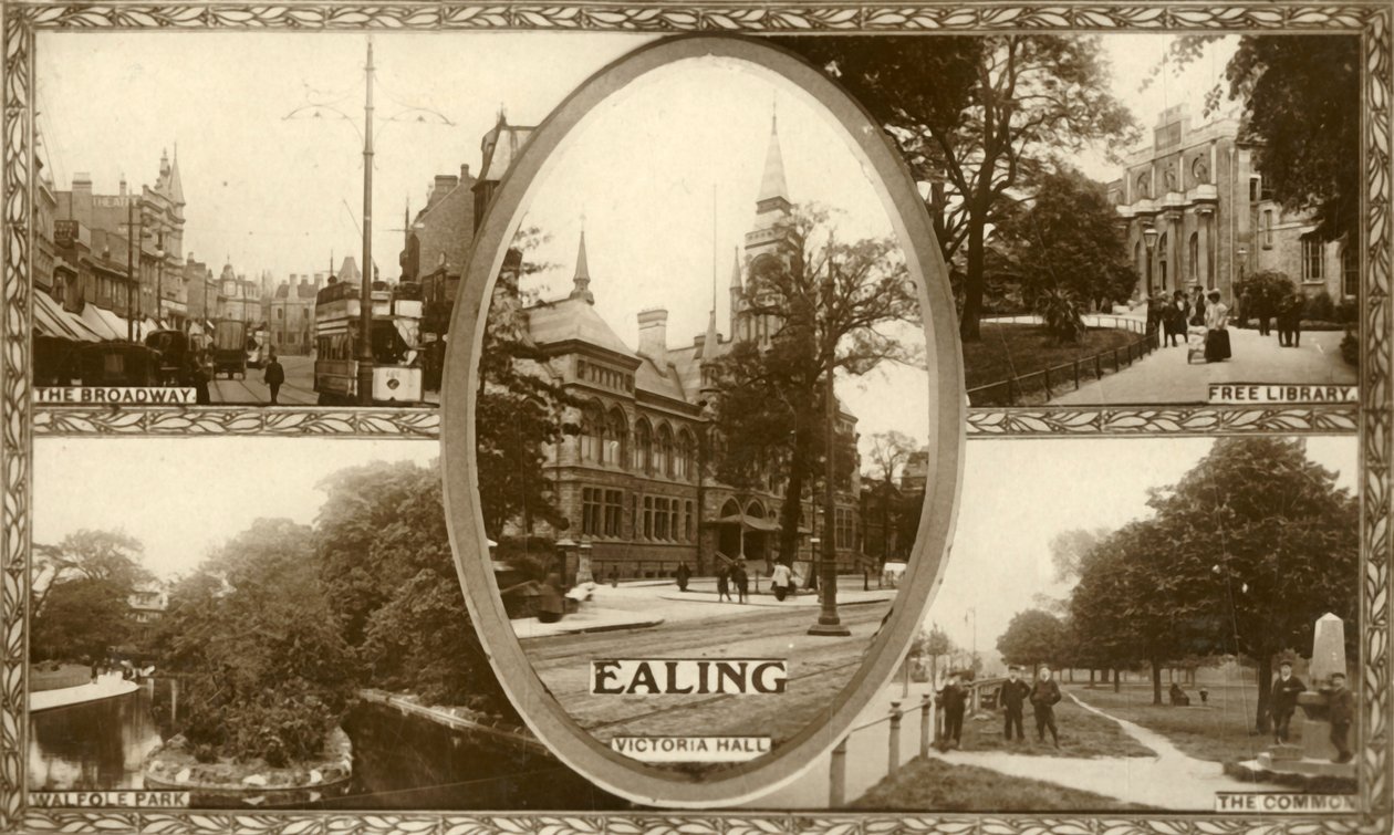Näkymiä Ealingistä, Länsi-Lontoossa, 1917. tekijältä Unbekannt